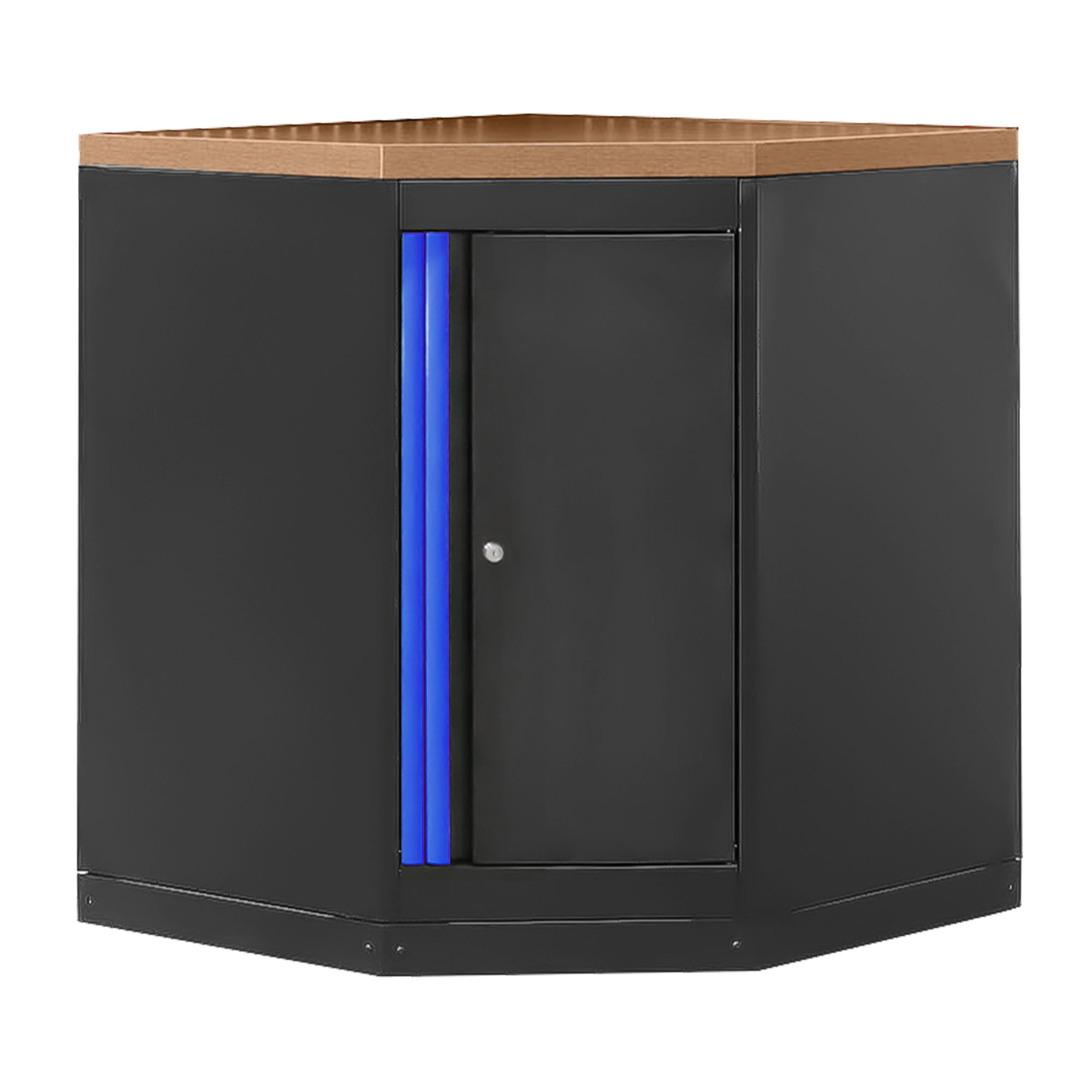 ARMARIO ESQUINERO CON TABLERO DE MDF - AZUL