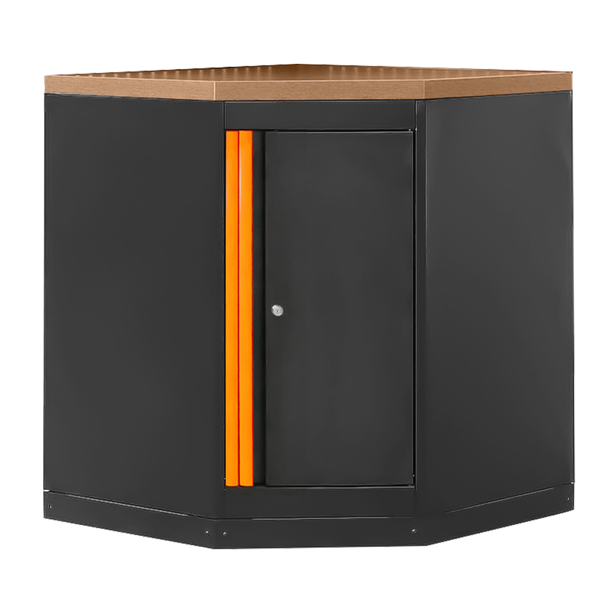 ARMARIO ESQUINERO CON TABLERO DE MDF - NARANJA