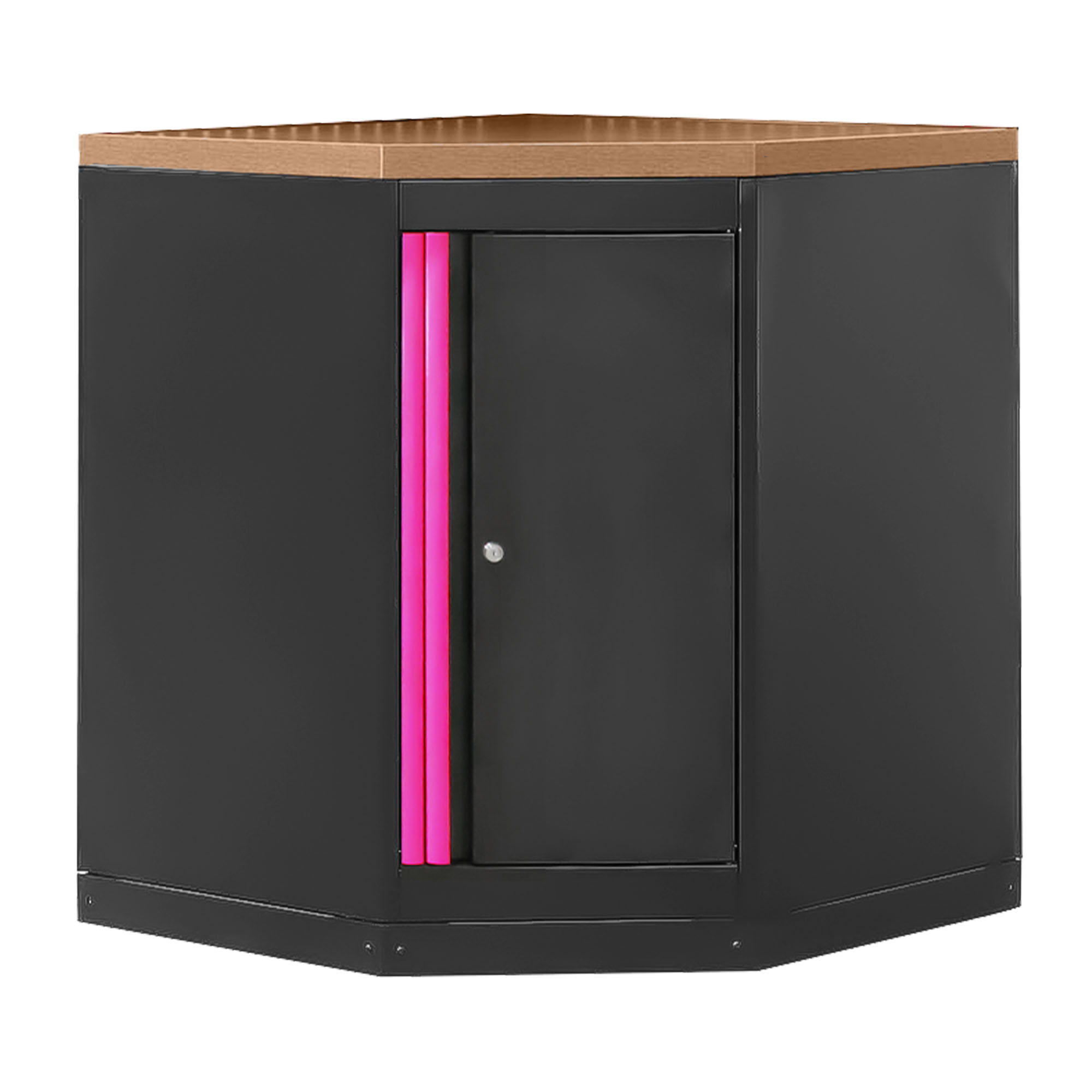 ARMARIO ESQUINERO CON TABLERO DE MDF - ROSA