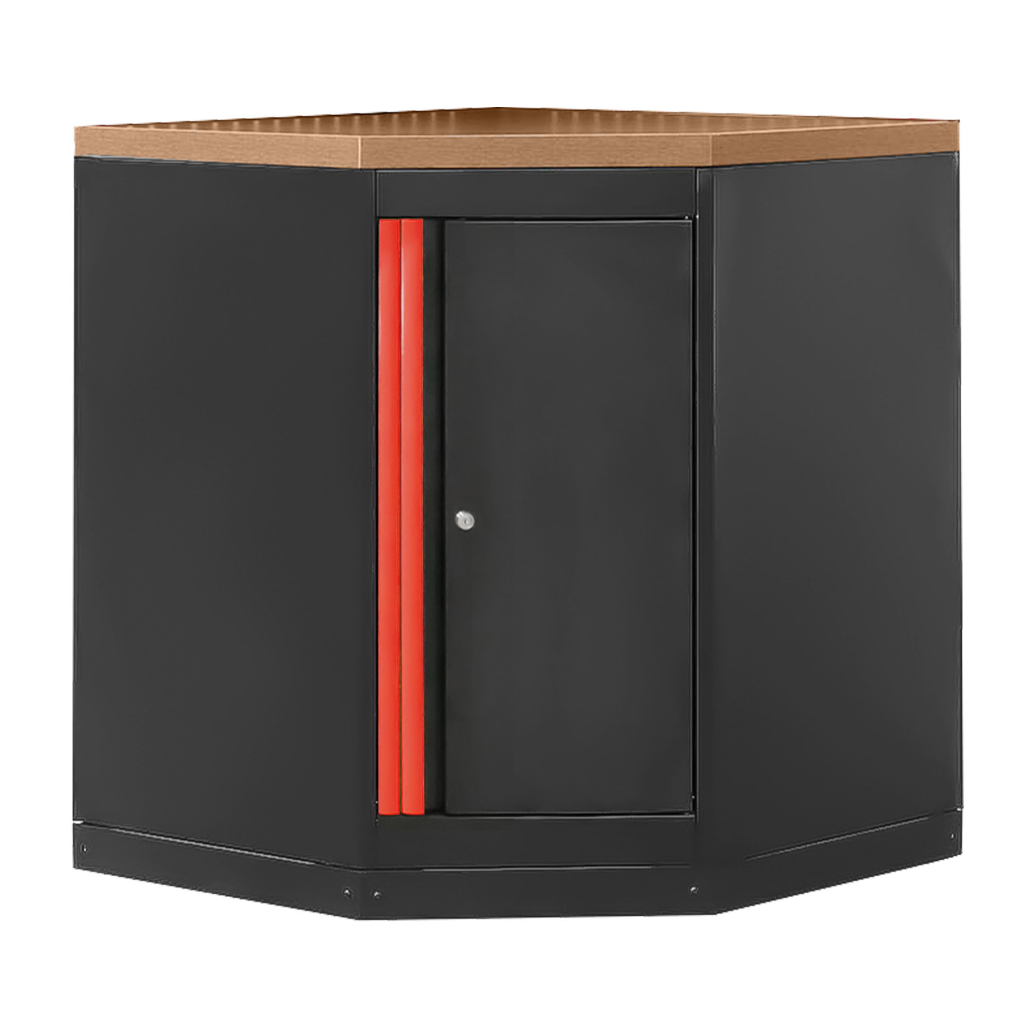 ARMARIO ESQUINERO CON TABLERO DE MDF - ROJO