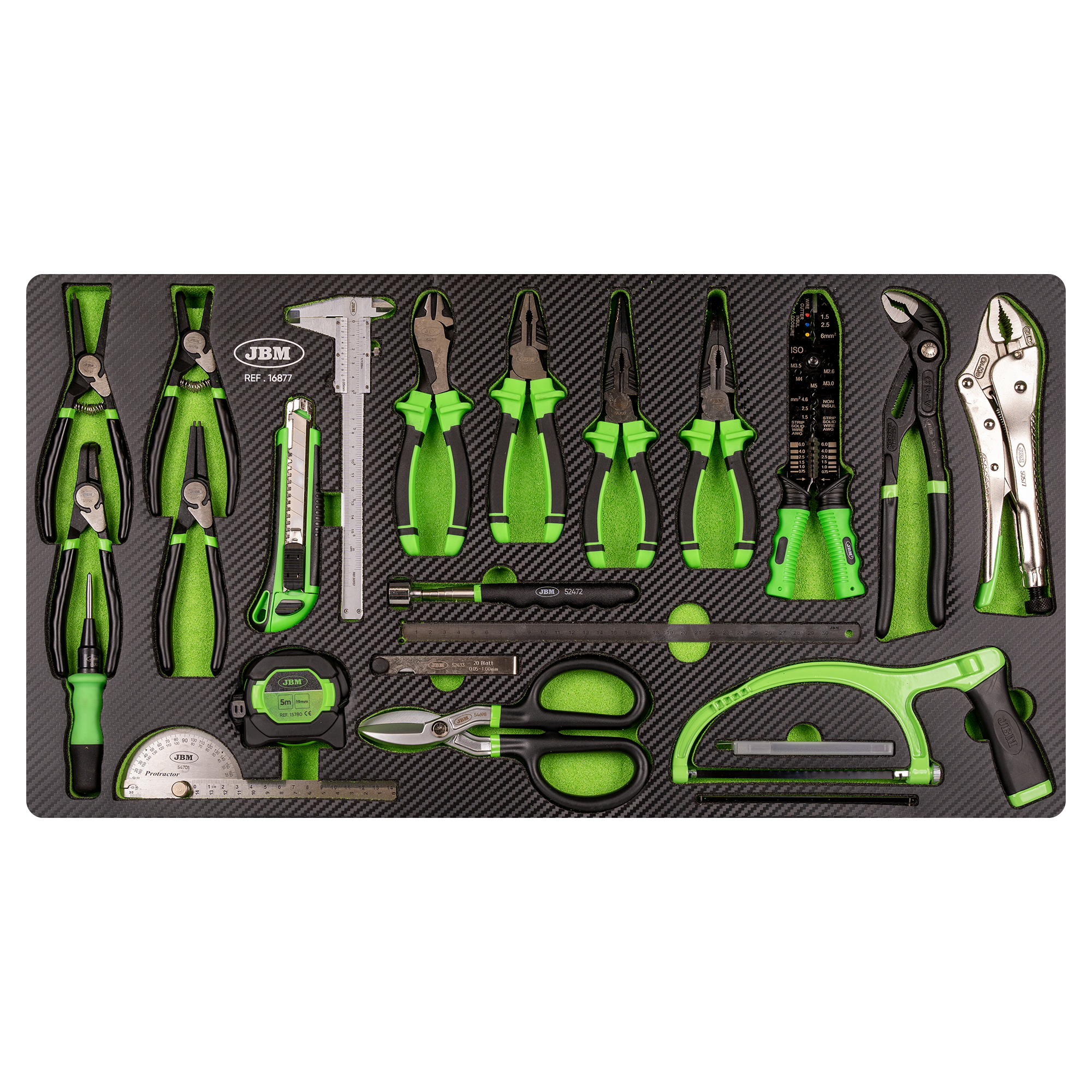 KIT DE PINCES EVA ET D'OUTILS DE MESURE ASSORTIS