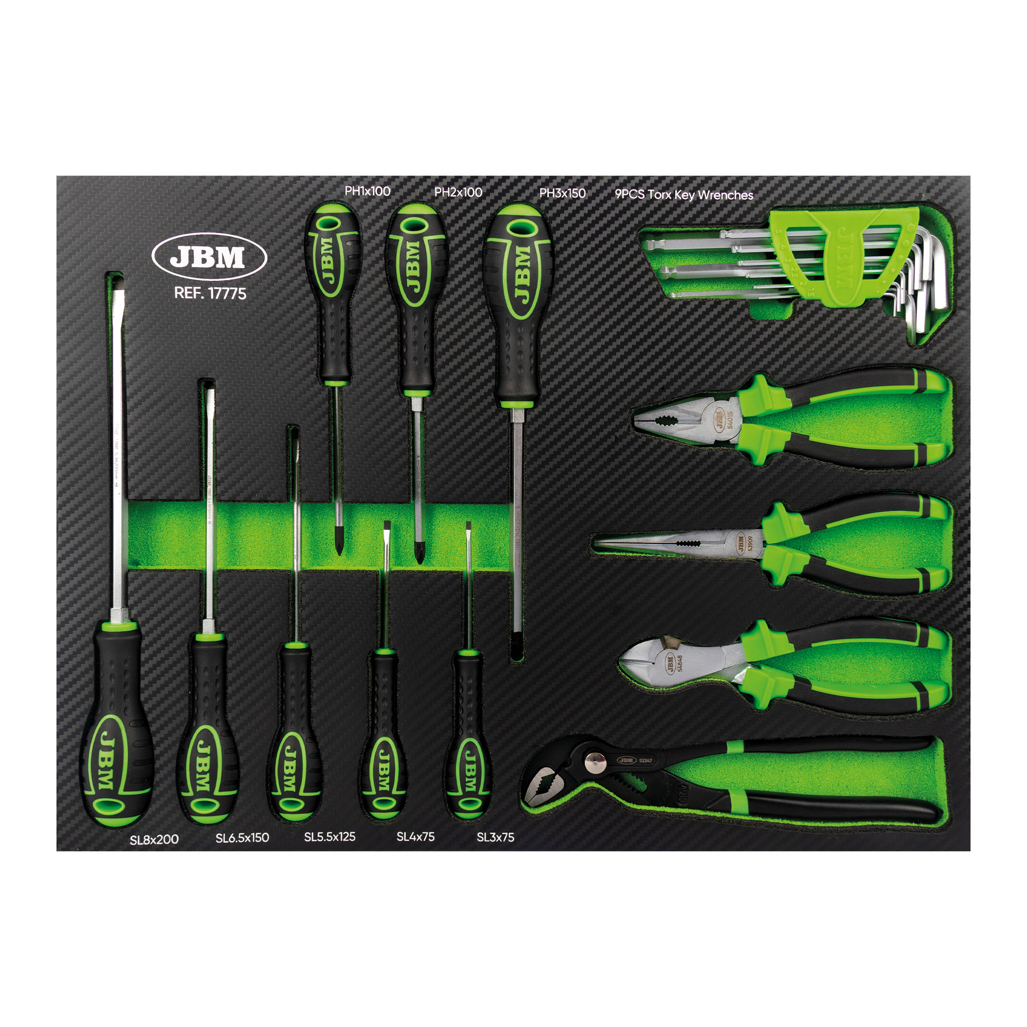 MÓDULO DE DESTORNILLADORES, ALICATES Y LLAVES ALLEN