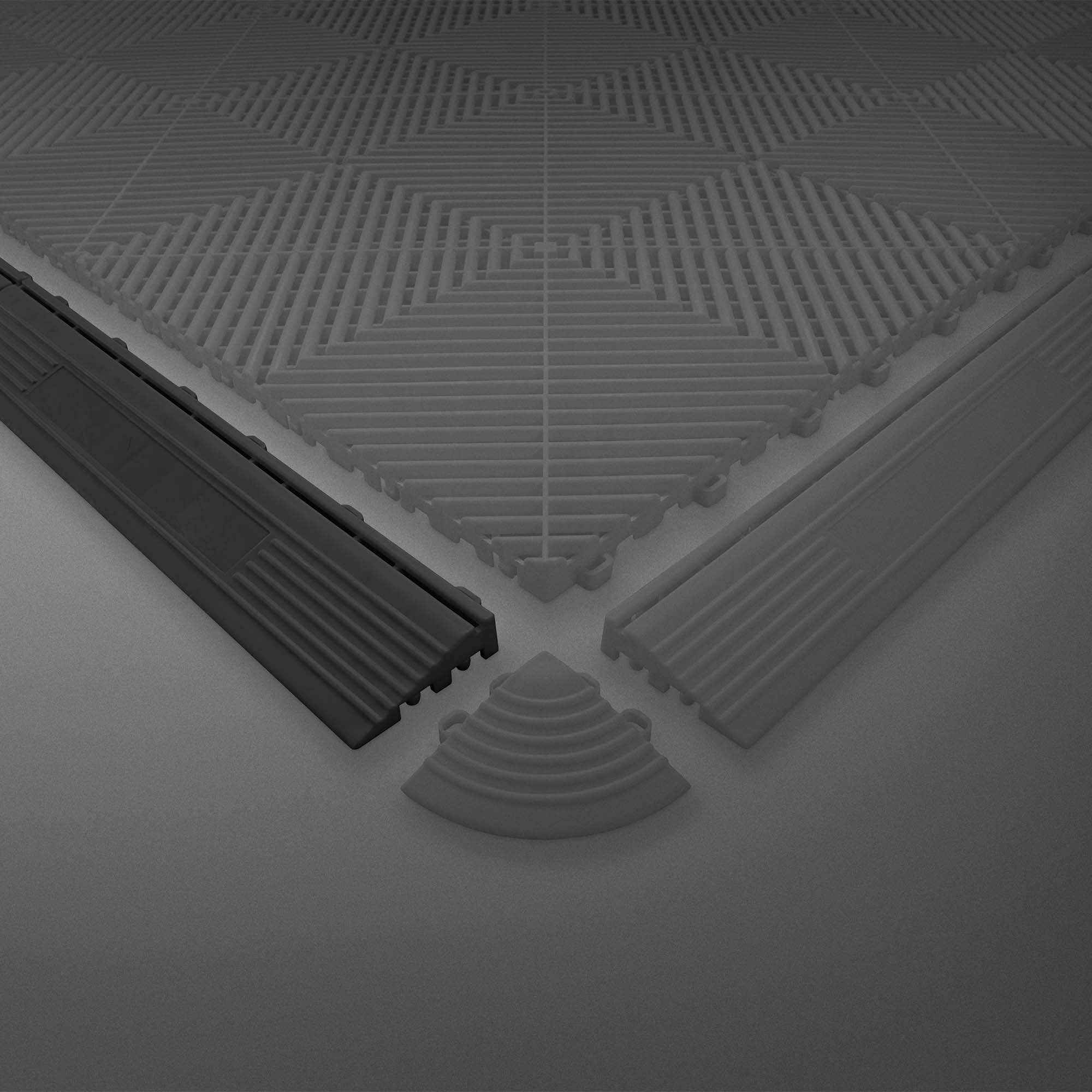 PROFIL DE CARREAU EN PP NOIR (FEMELLE)