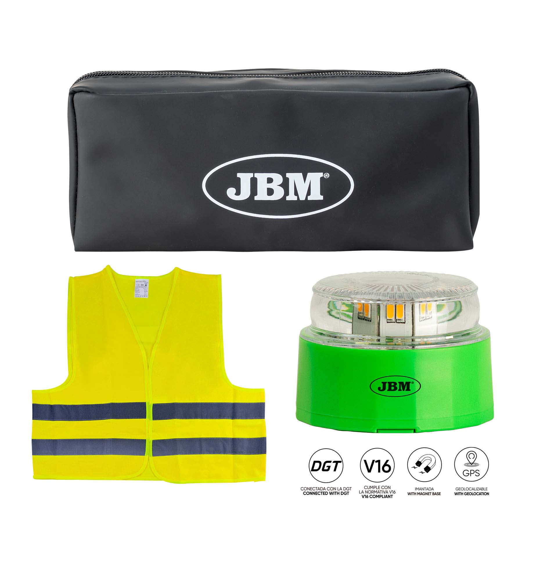 KIT D'URGENCE (BALISE ET GILET)