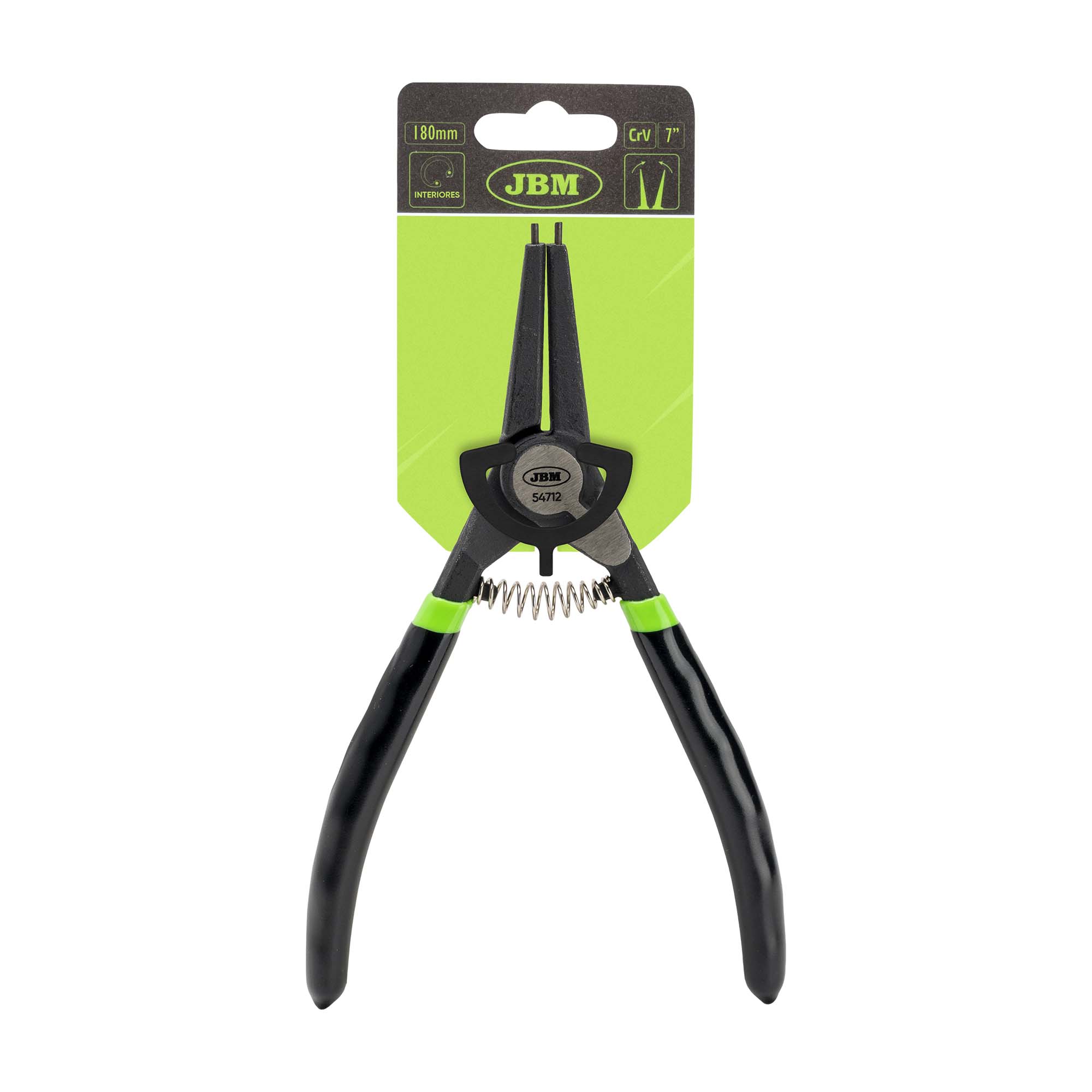 PINCE À CIRCLIPS POUR EXTERIEUR - EMBOUT DROITE 7" 180MM