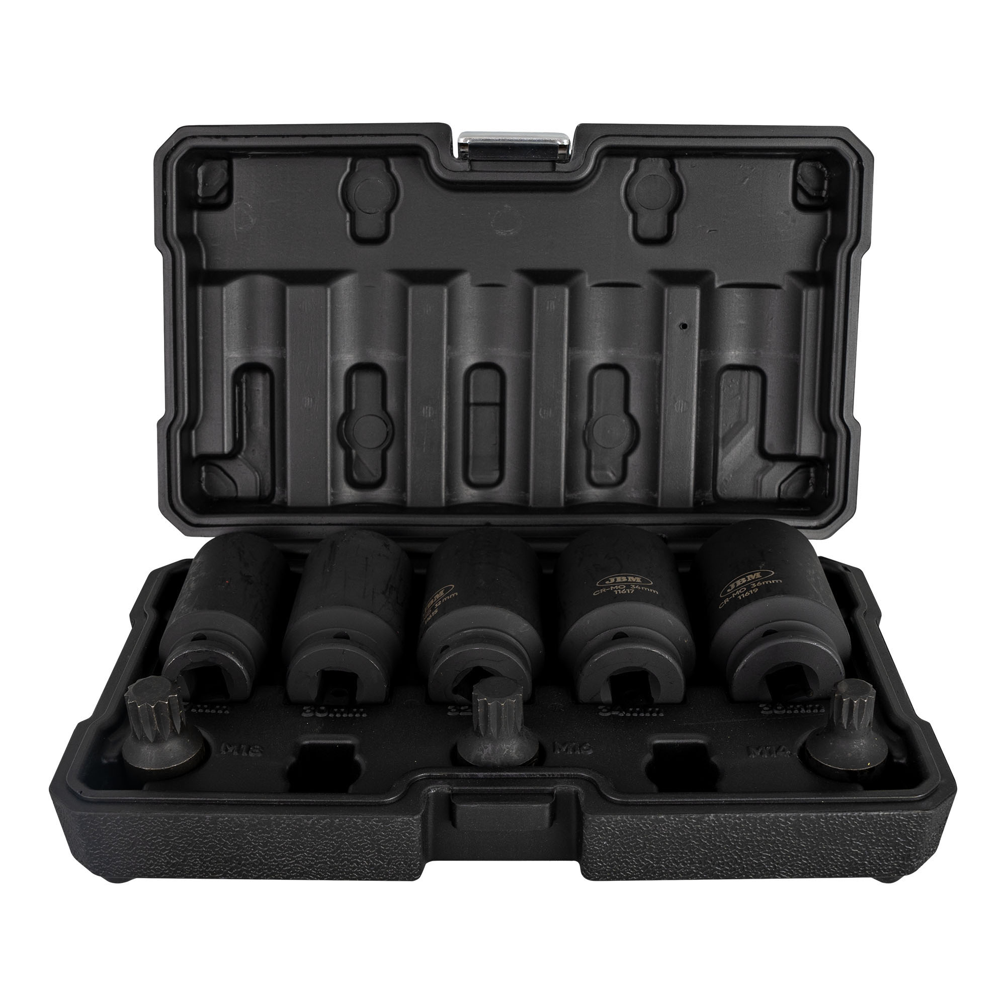 JEU DE 5 DOUILLES HEXAGONALES ET POINTES XZN DE 1/2" À CHOC