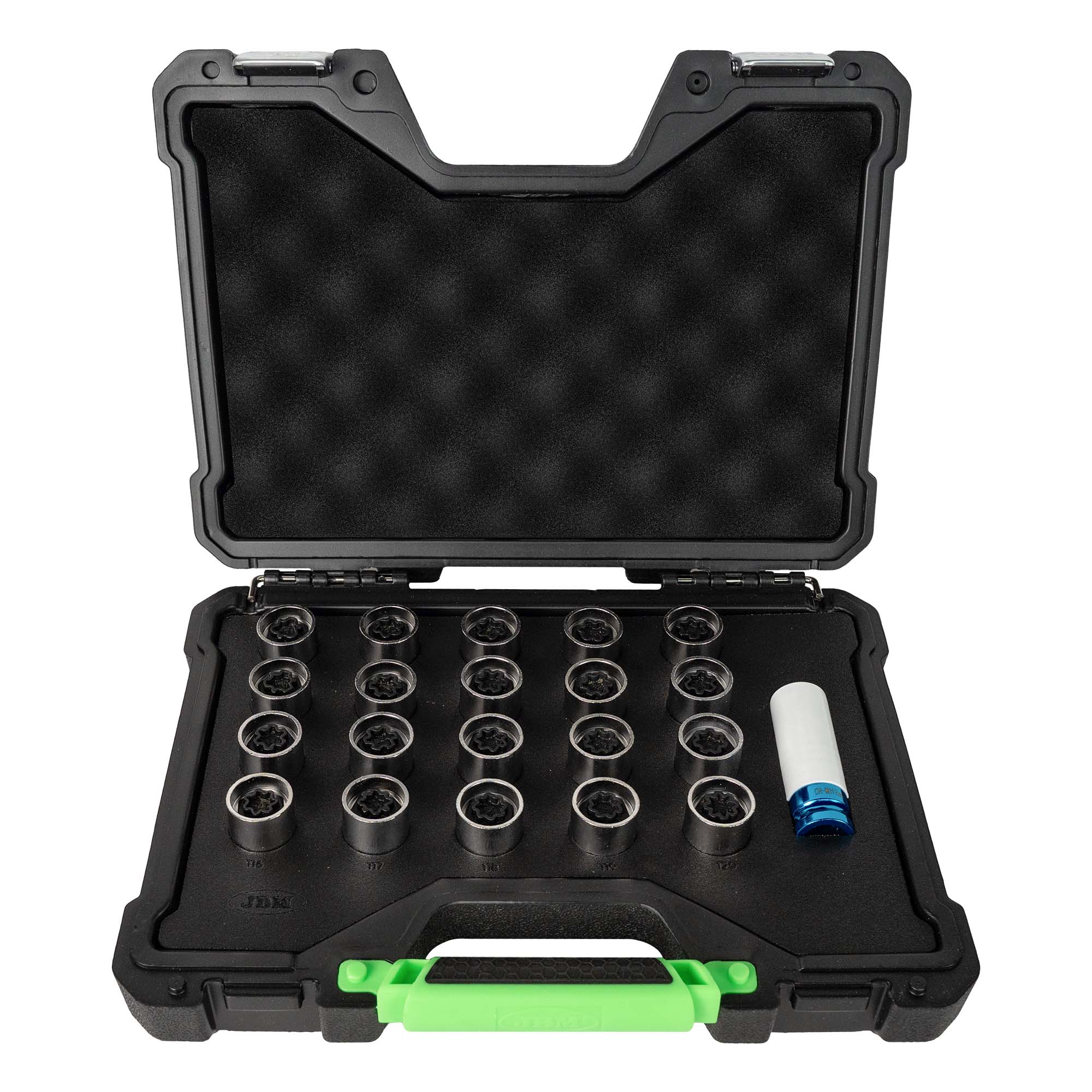 COFFRET DE 21 CLÉS POUR VIS DE VERROUILLAGE DE ROUE POUR OPEL/VAUXHALL (101-120)