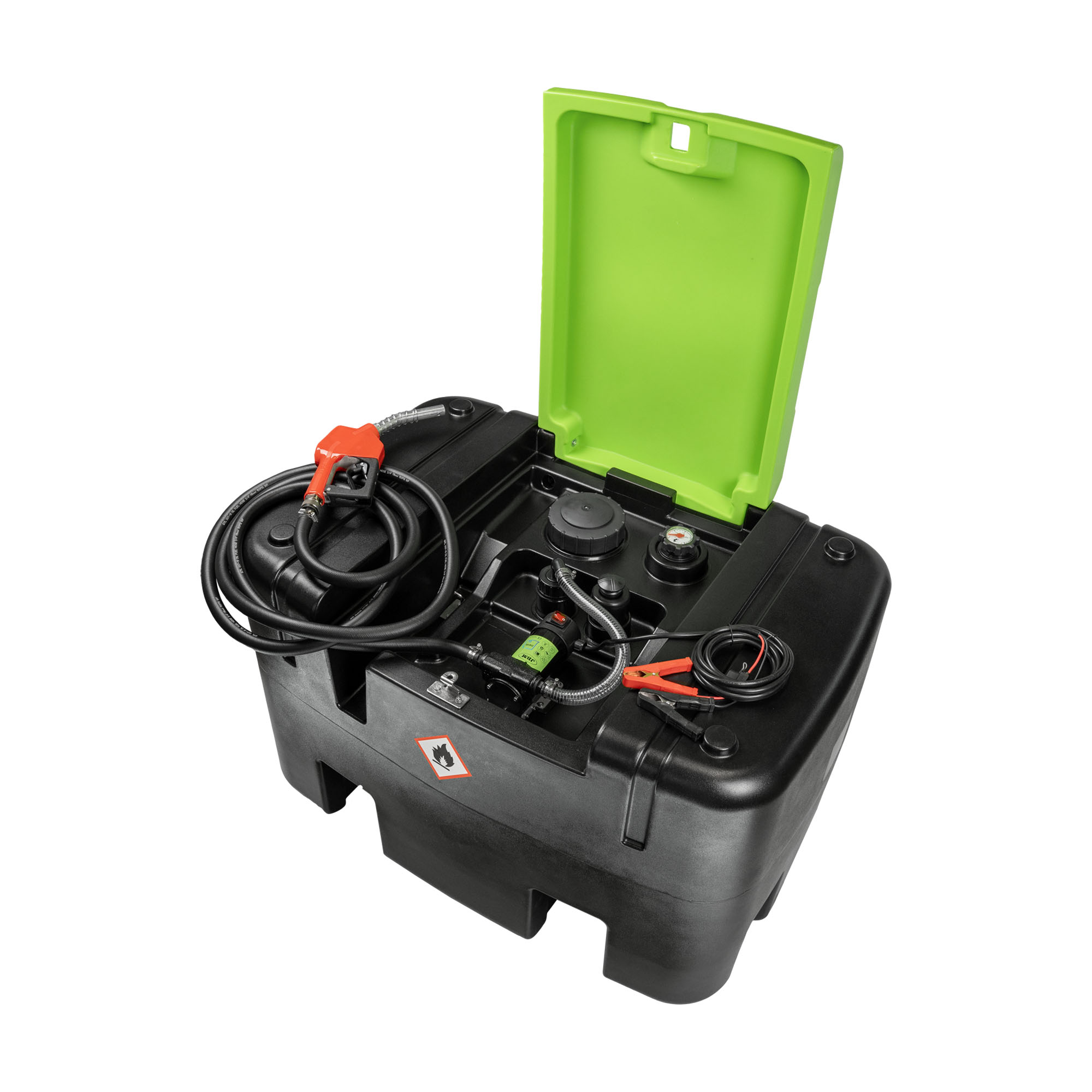 POMPE ÉLECTRIQUE POUR CARBURANT DIESEL AVEC RÉSERVOIR DE 400L