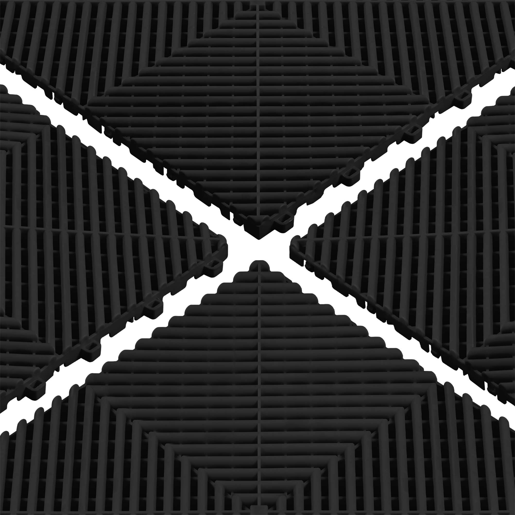 DALLE DE SOL EN PP NOIRE PERFORÉE