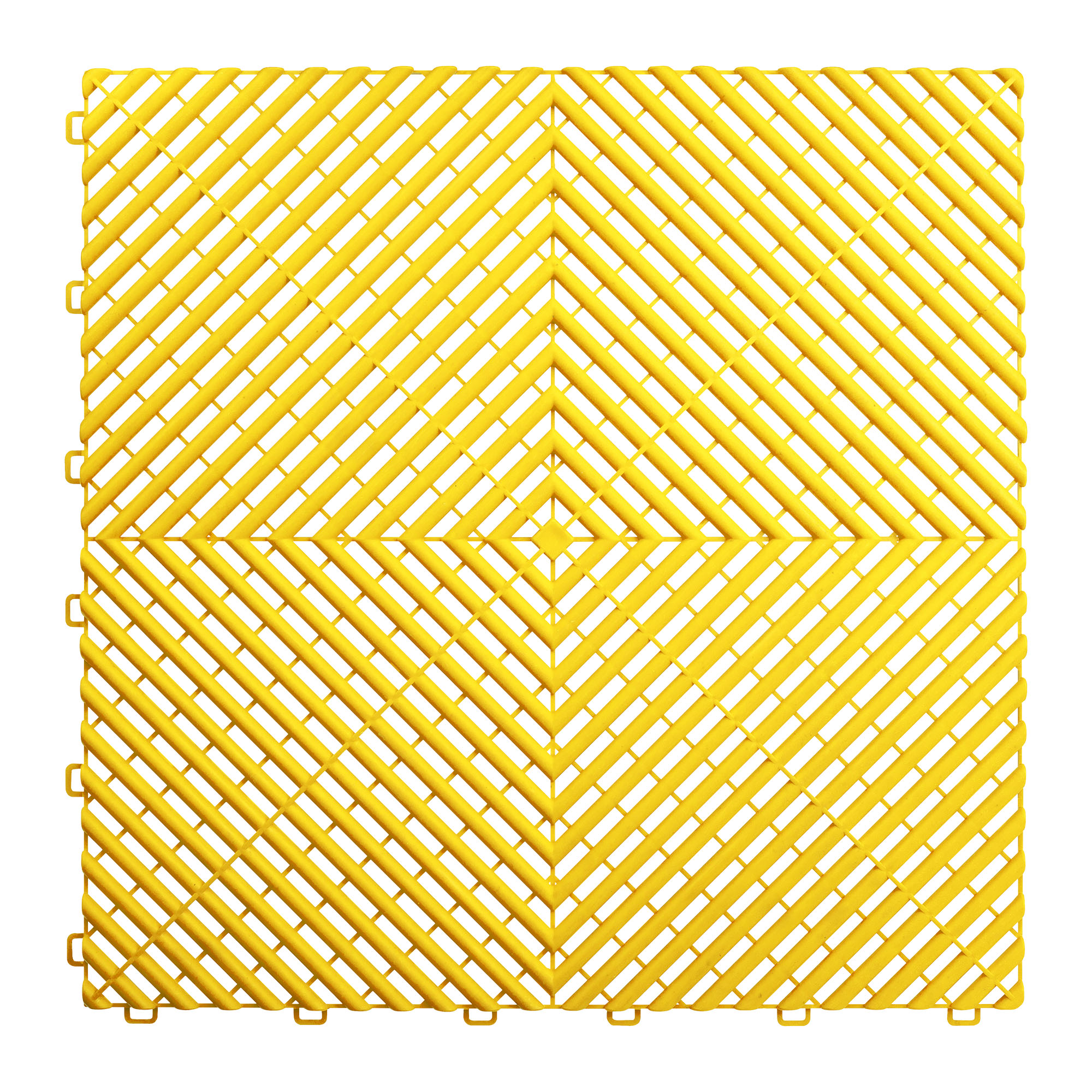 DALLE DE SOL EN PP JAUNE PERFORÉE
