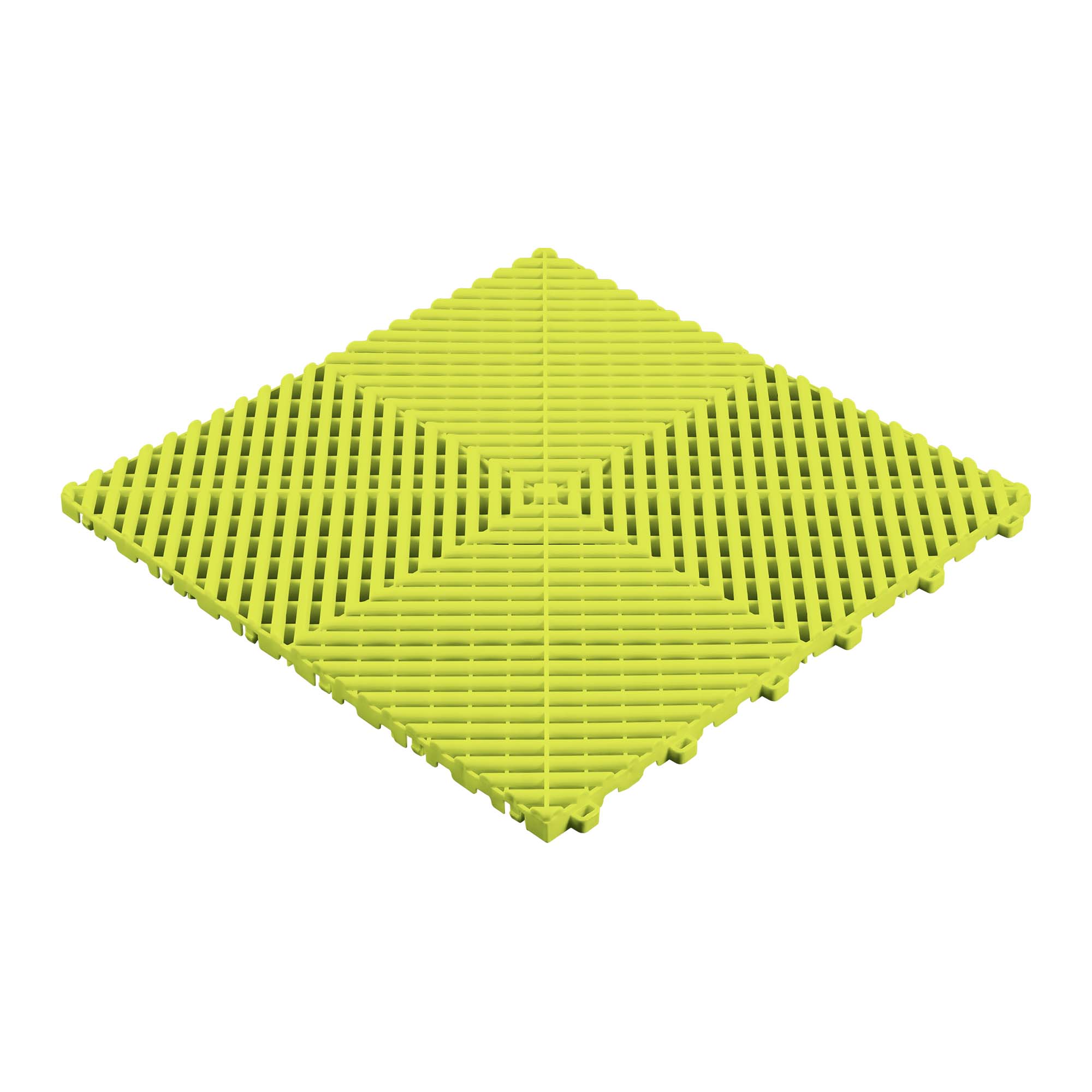 DALLE DE SOL EN PP JAUNE PERFORÉE