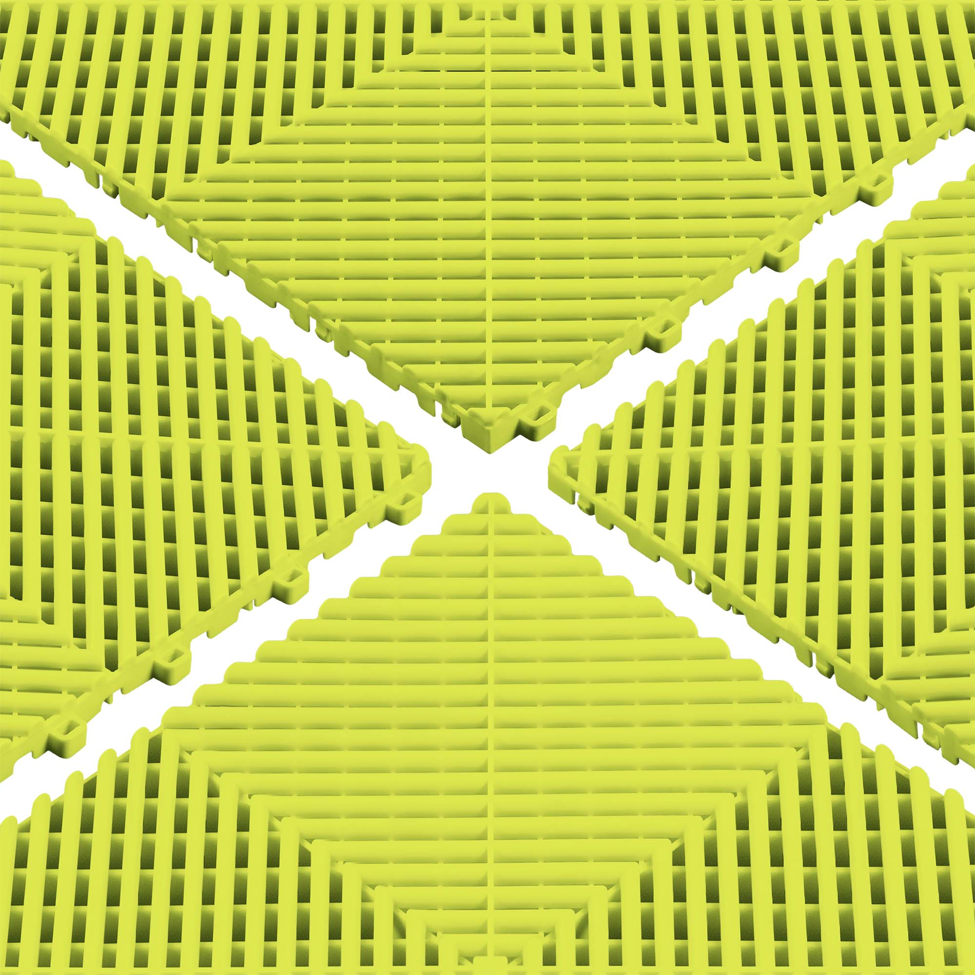 DALLE DE SOL EN PP JAUNE PERFORÉE