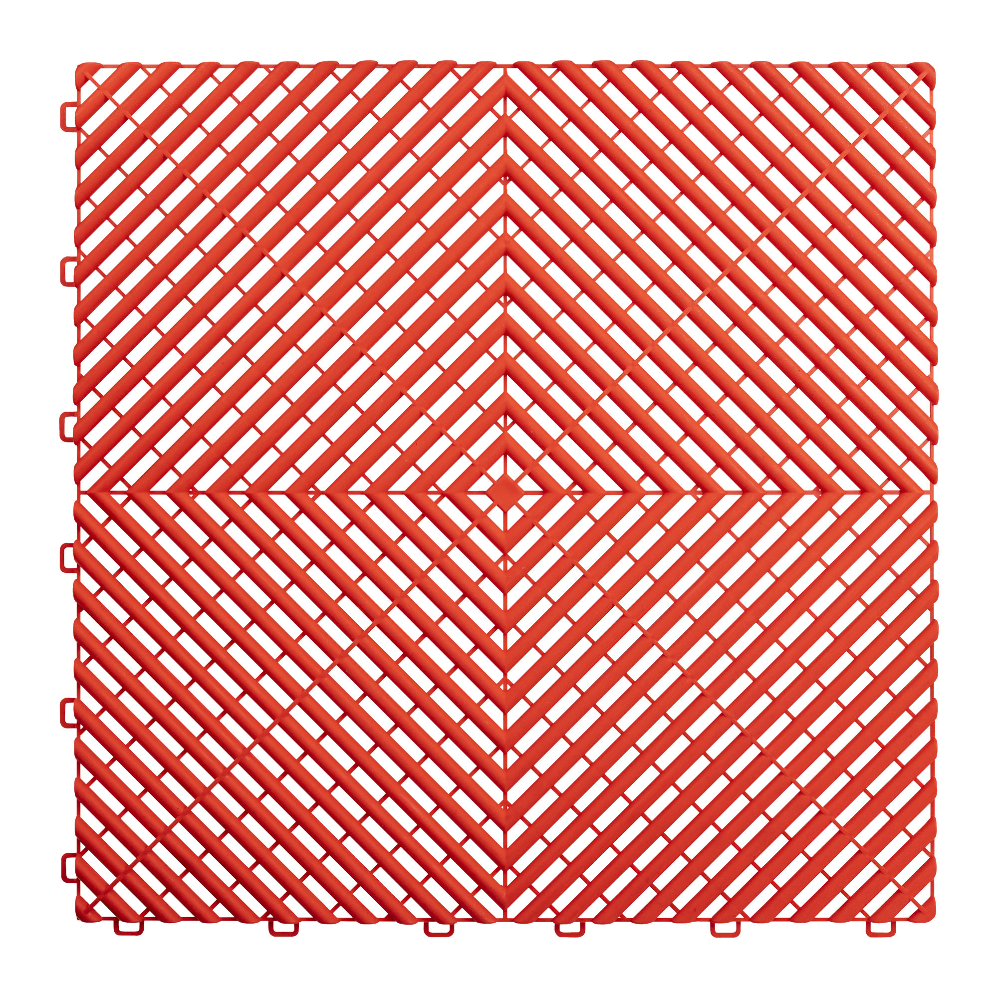 DALLE DE SOL EN PP ROUGE PERFORÉE