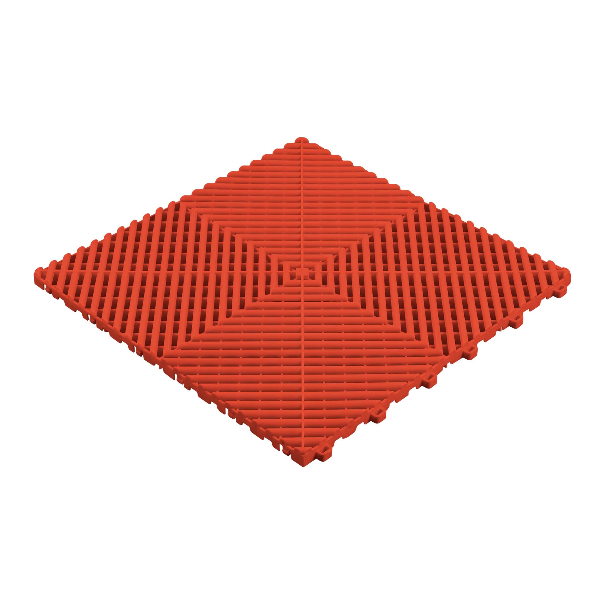 DALLE DE SOL EN PP ROUGE PERFORÉE