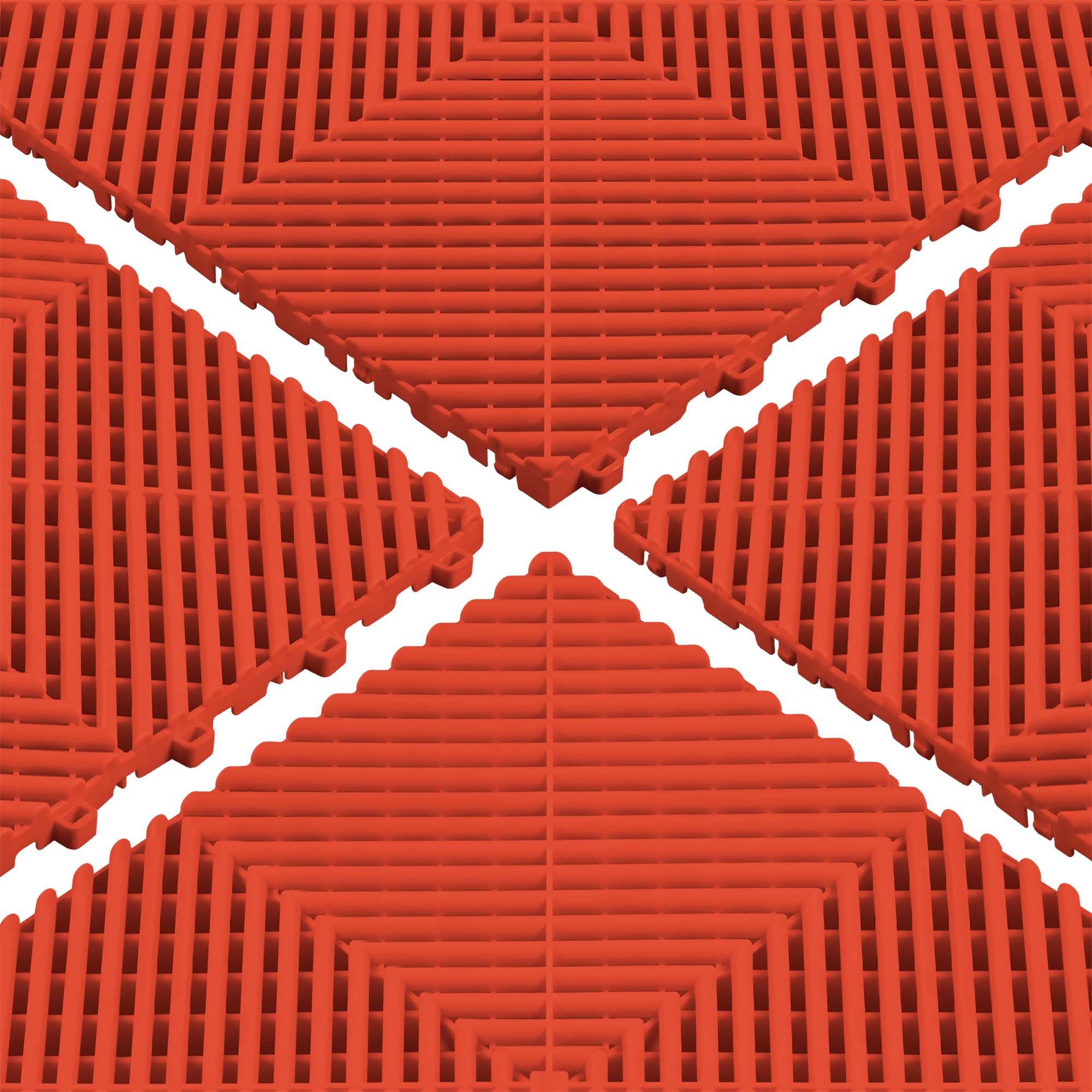 DALLE DE SOL EN PP ROUGE PERFORÉE