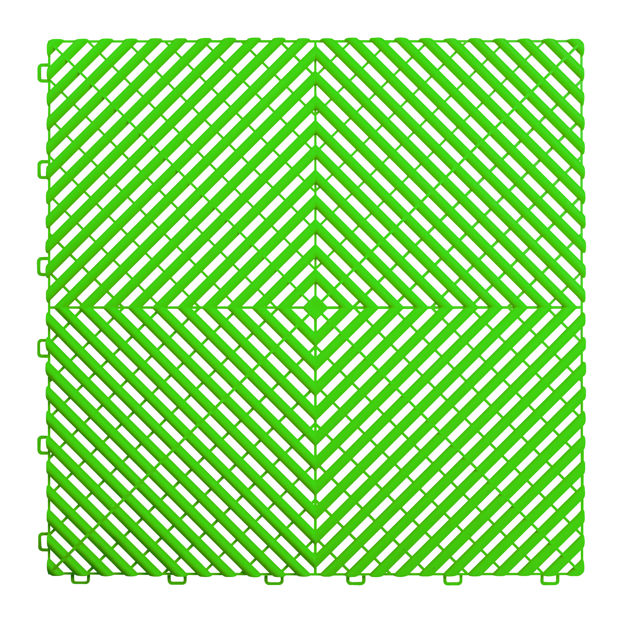 DALLE DE SOL EN PP VERTE PERFORÉE