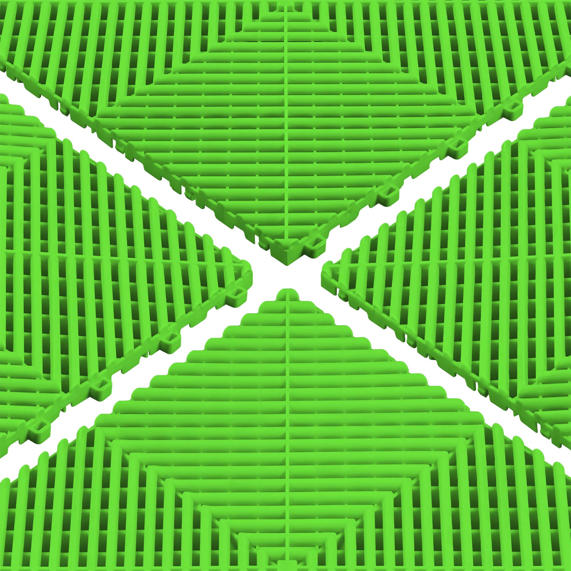 DALLE DE SOL EN PP VERTE PERFORÉE