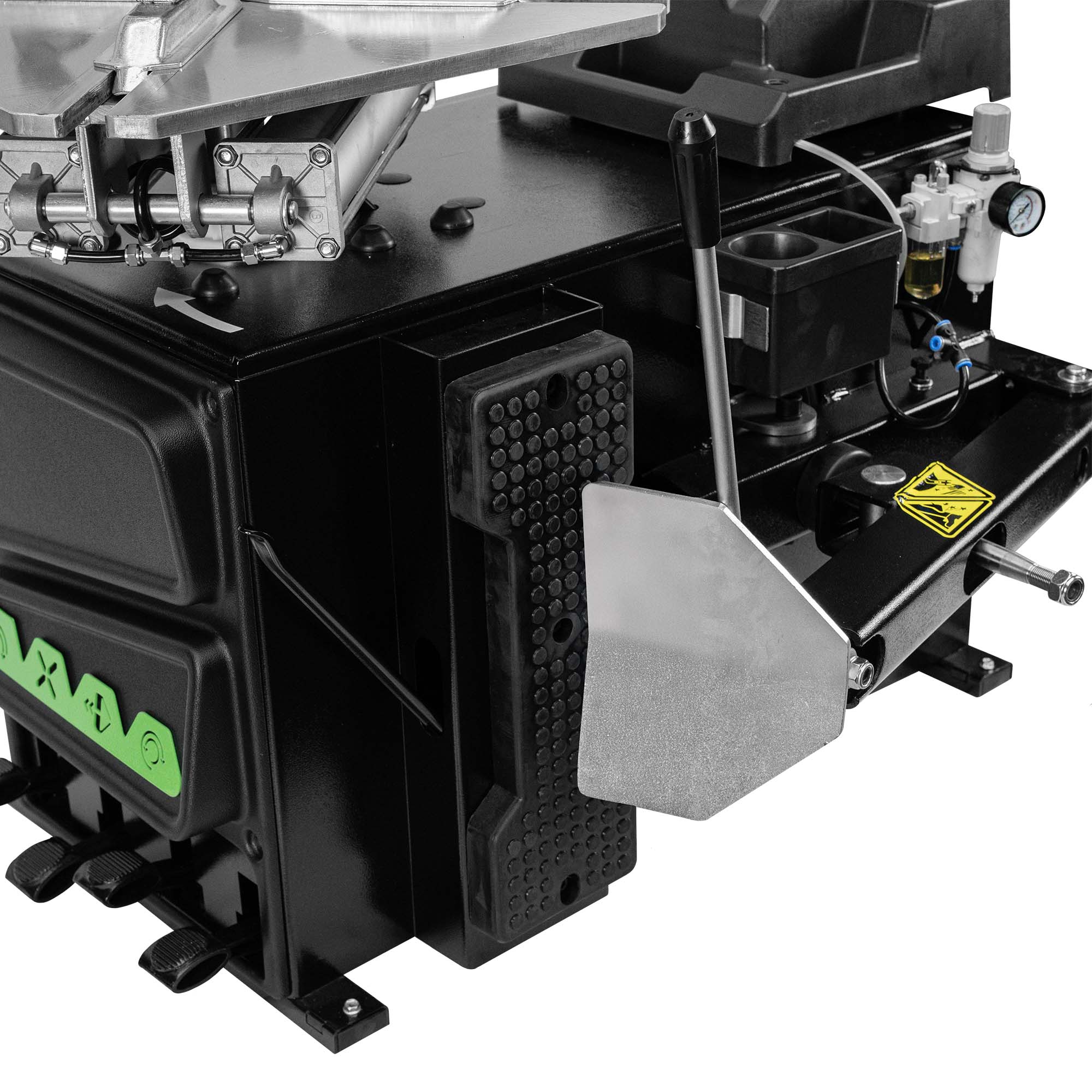 DÉMONTE-PNEU AVEC COLONNE BASCULANTE AUTOMATIQUE 220V