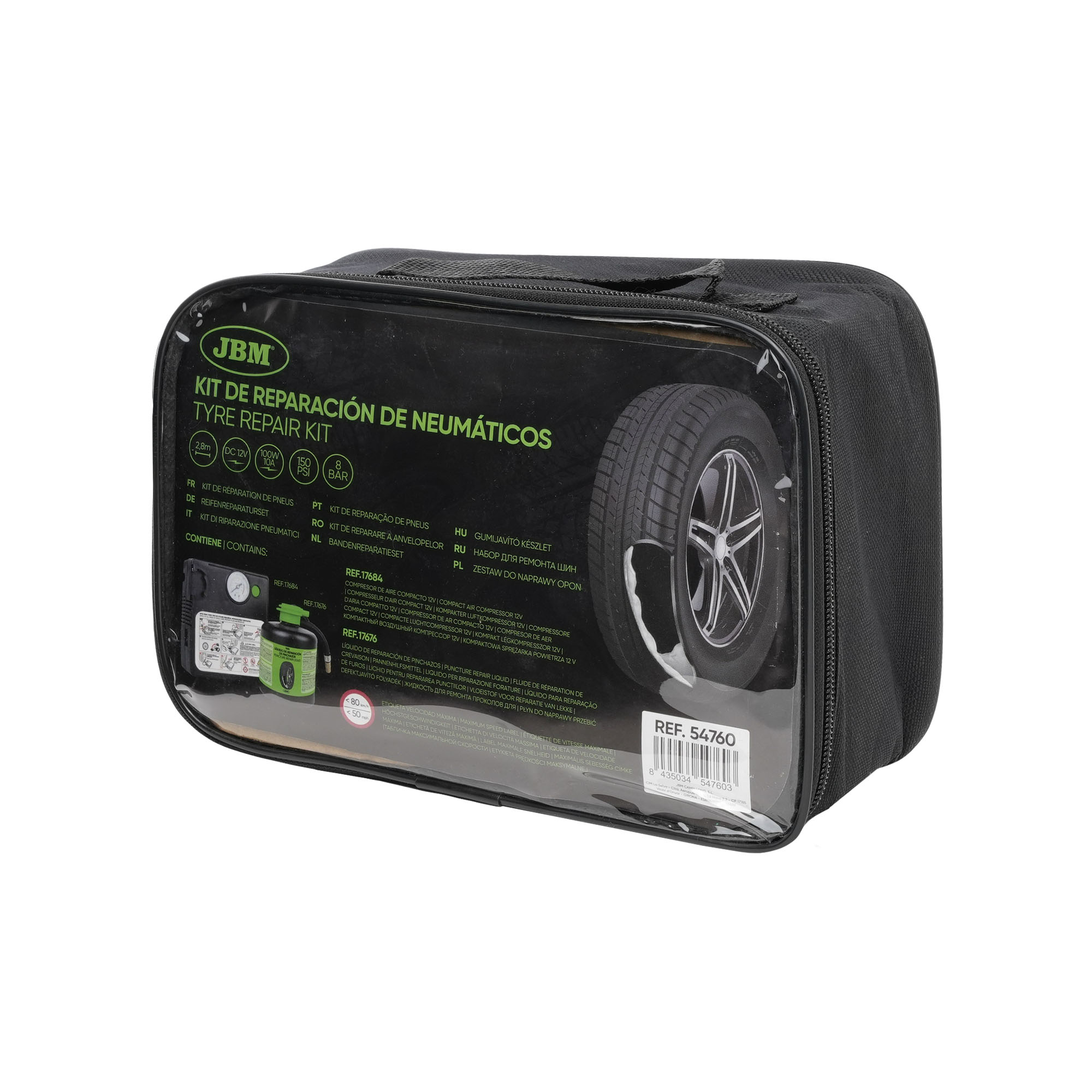 KIT PARA VEHÍCULO - BALIZA V16 GEOLOCALIZABLE + KIT SELLADOR DE PINCHAZOS