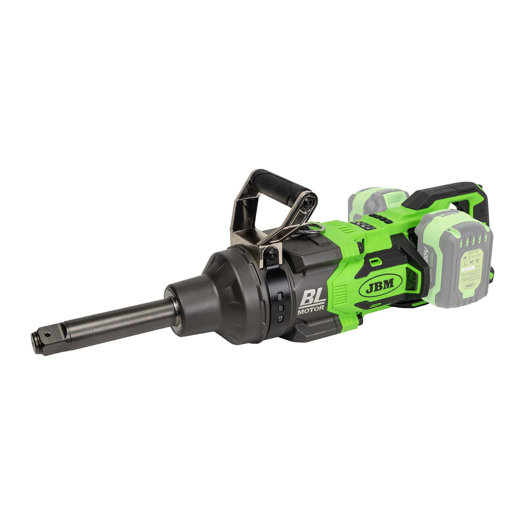 PISTOLA DE IMPACTO BRUSHLESS A BATERÍA PARA CAMIONES 1" 4000NM 