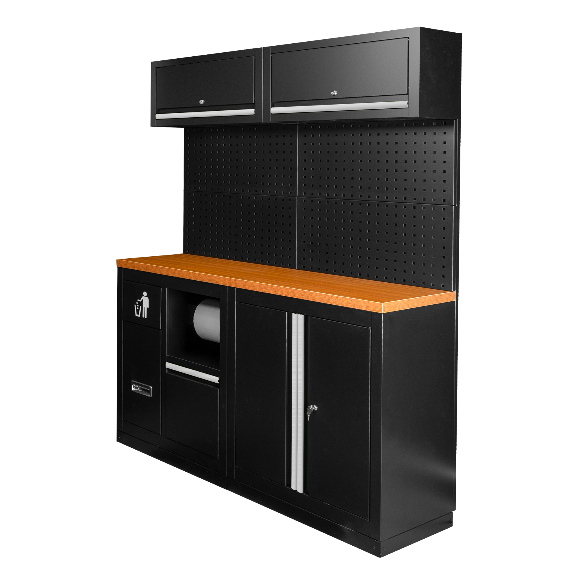 ENSEMBLE DE MEUBLES MODULAIRES (12 PIÈCES) - ARGENTÉ