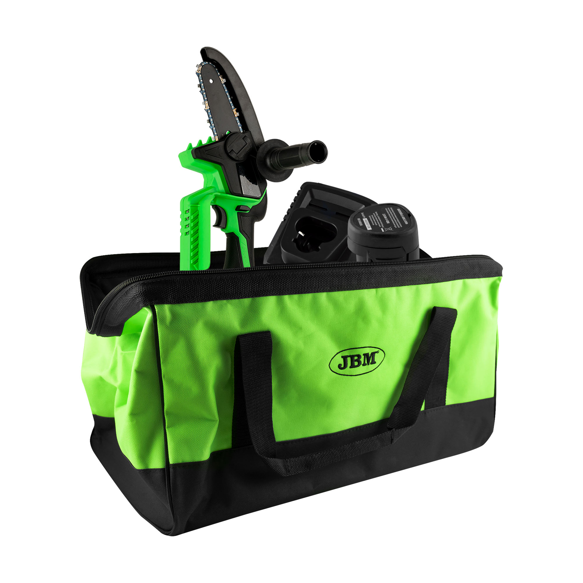60056 MINI SIERRA DE 12V +60025 CARGADOR 12V+ 60026 BATERÍA LI-ION 2.0AH + 53782 BOLSA