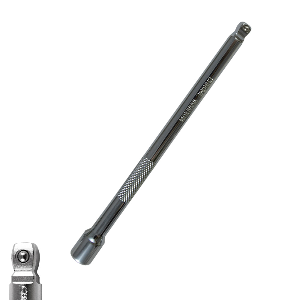 1/4" DR. EXTENSION BAR WITH ROUND END 152MM