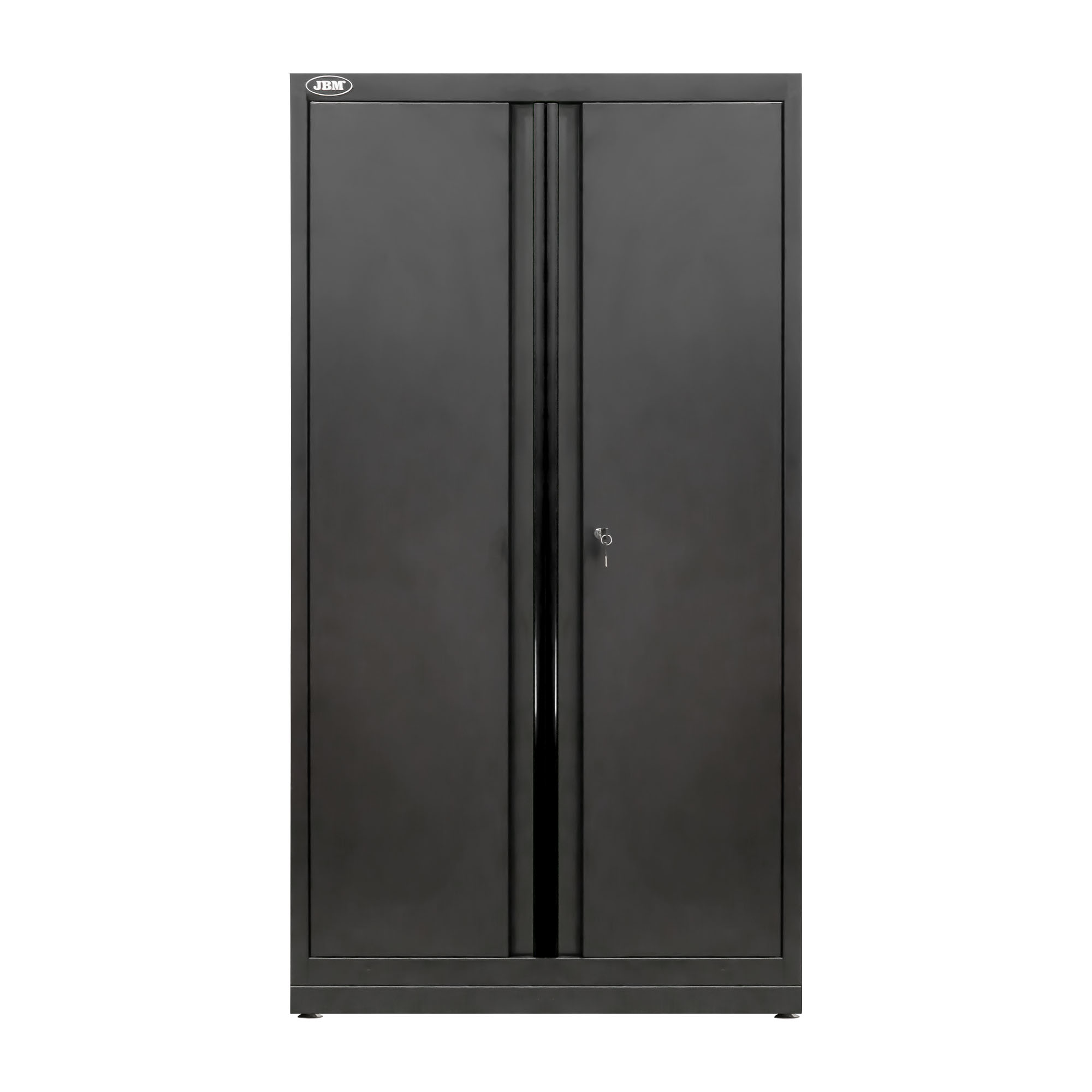 ARMOIRE HAUTE À DEUX PORTES - NOIR