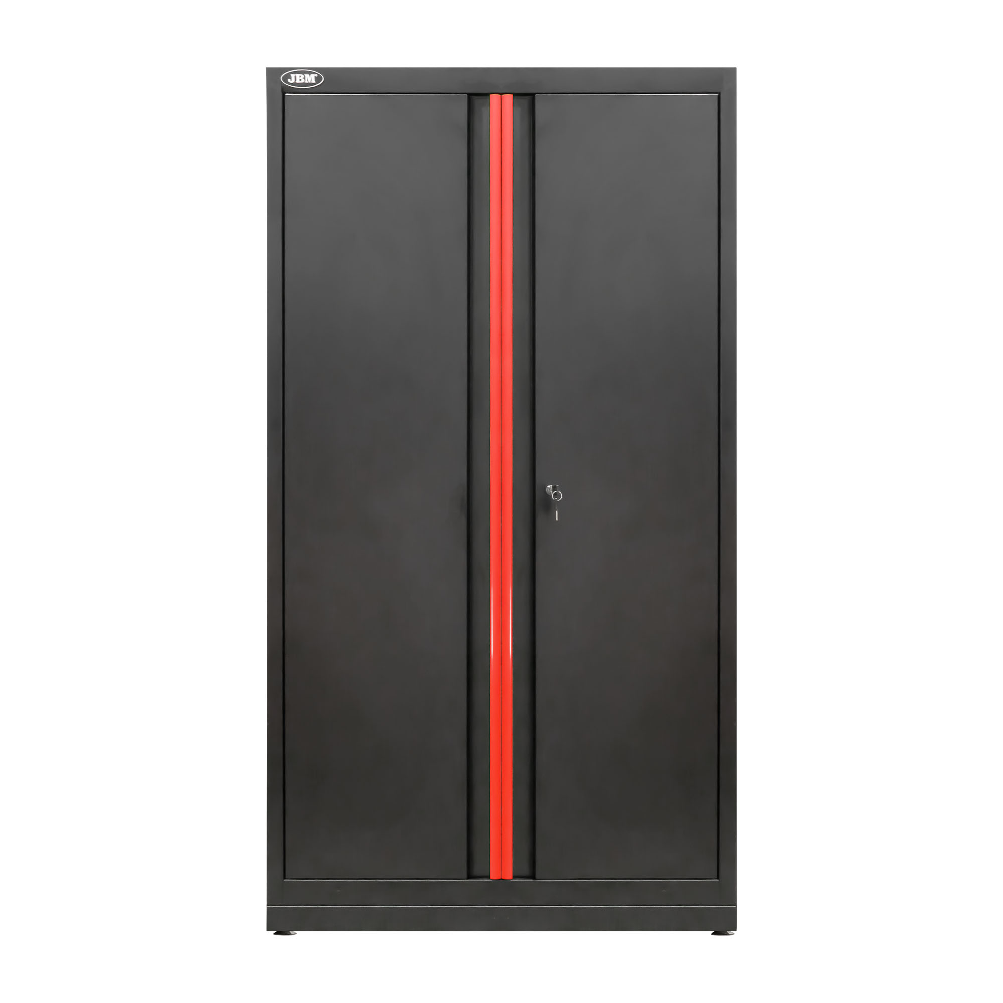ARMOIRE HAUTE À DEUX PORTES - ROUGE