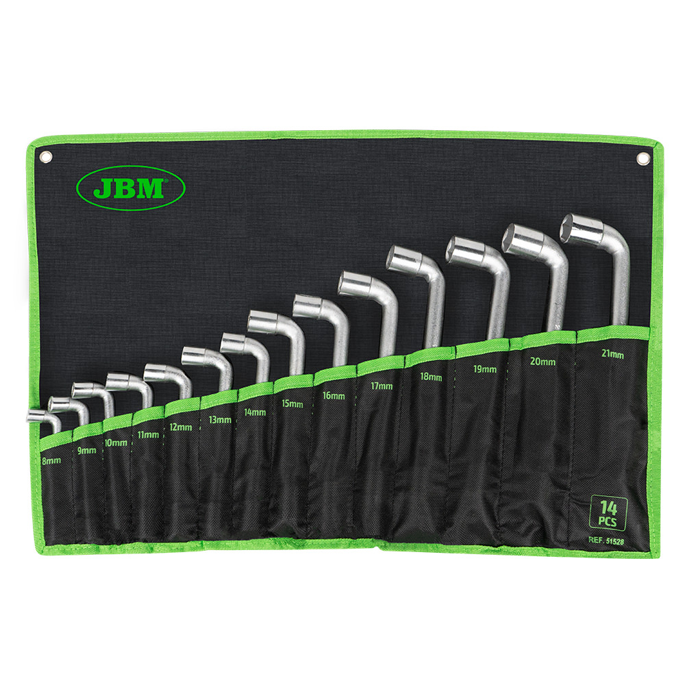 14 PIECES ANGLED OPEN SOCKET WRENCH SET