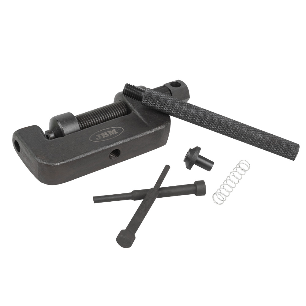 SEPARATING AND RIVETING TOOL FOR MOTORBIKE CHAINS