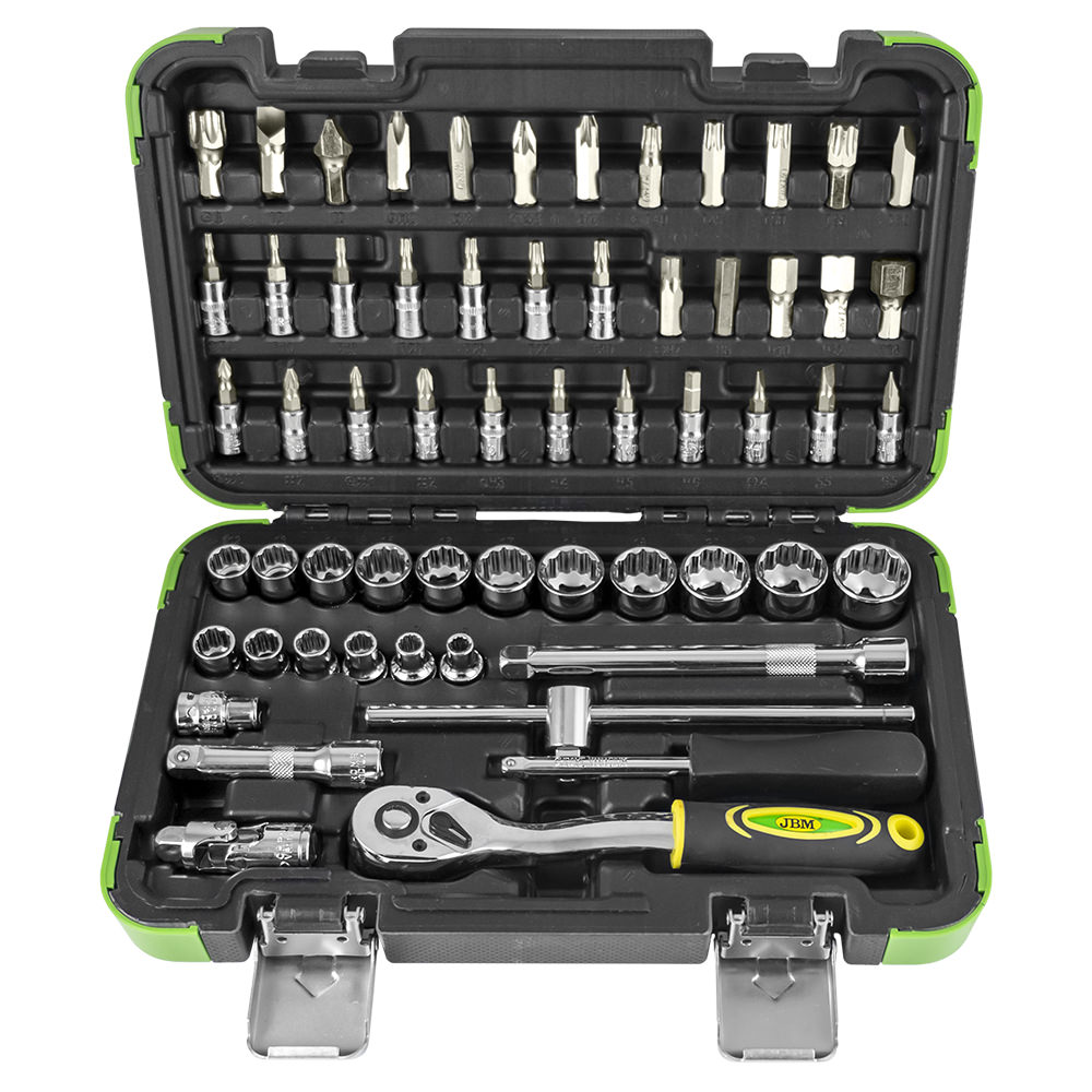 Llave De Vaso Larga 3/8 10mm KS Tools - Perfil FlankTraction, 6 Cantos, Para Accionamiento Manual