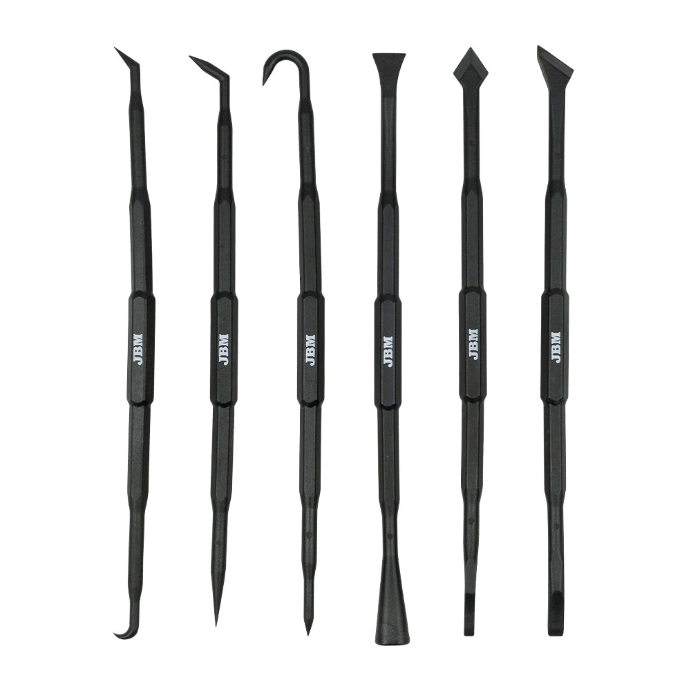 NON-MARRING HOOK, PICK AND PRY BAR SET (6 PCS)