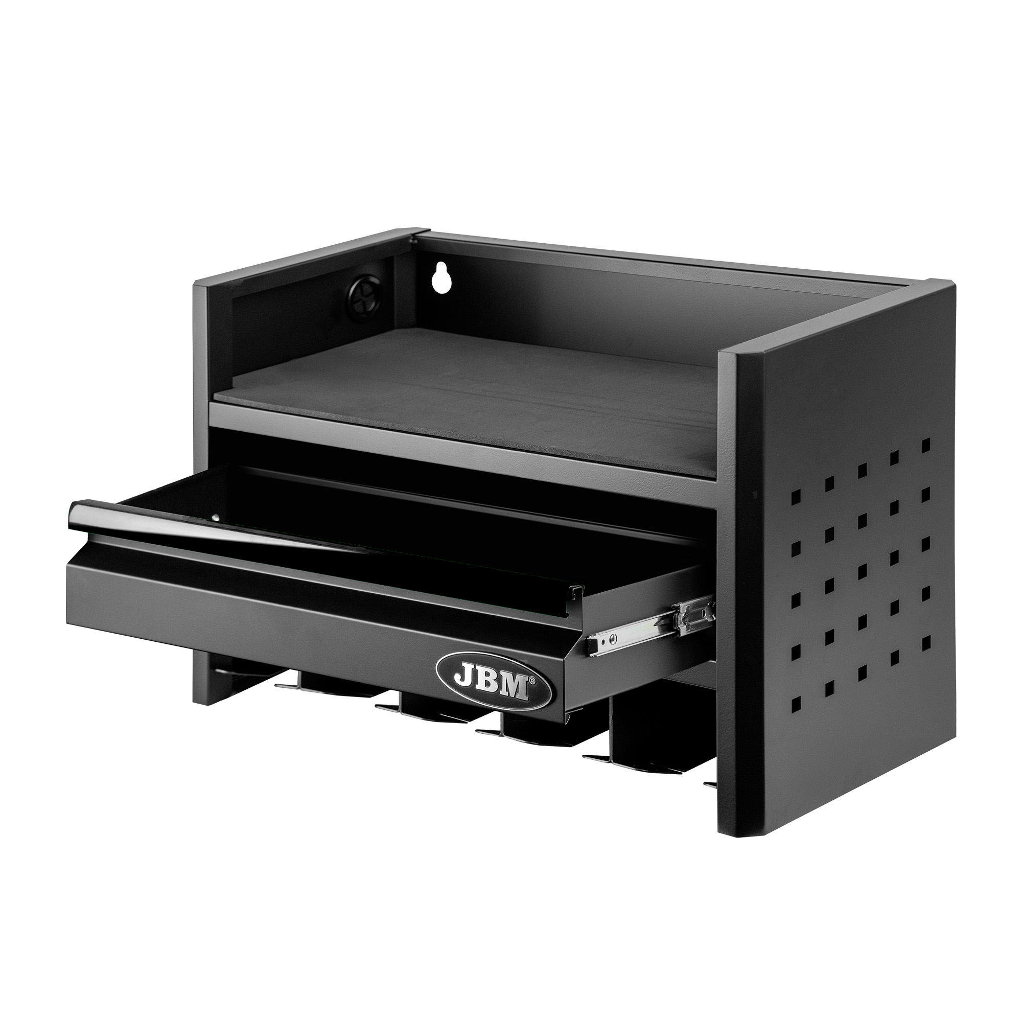 ÉTAGÈRE DE RANGEMENT POUR OUTILS ÉLECTRIQUES À 3 NIVEAUX - NOIR