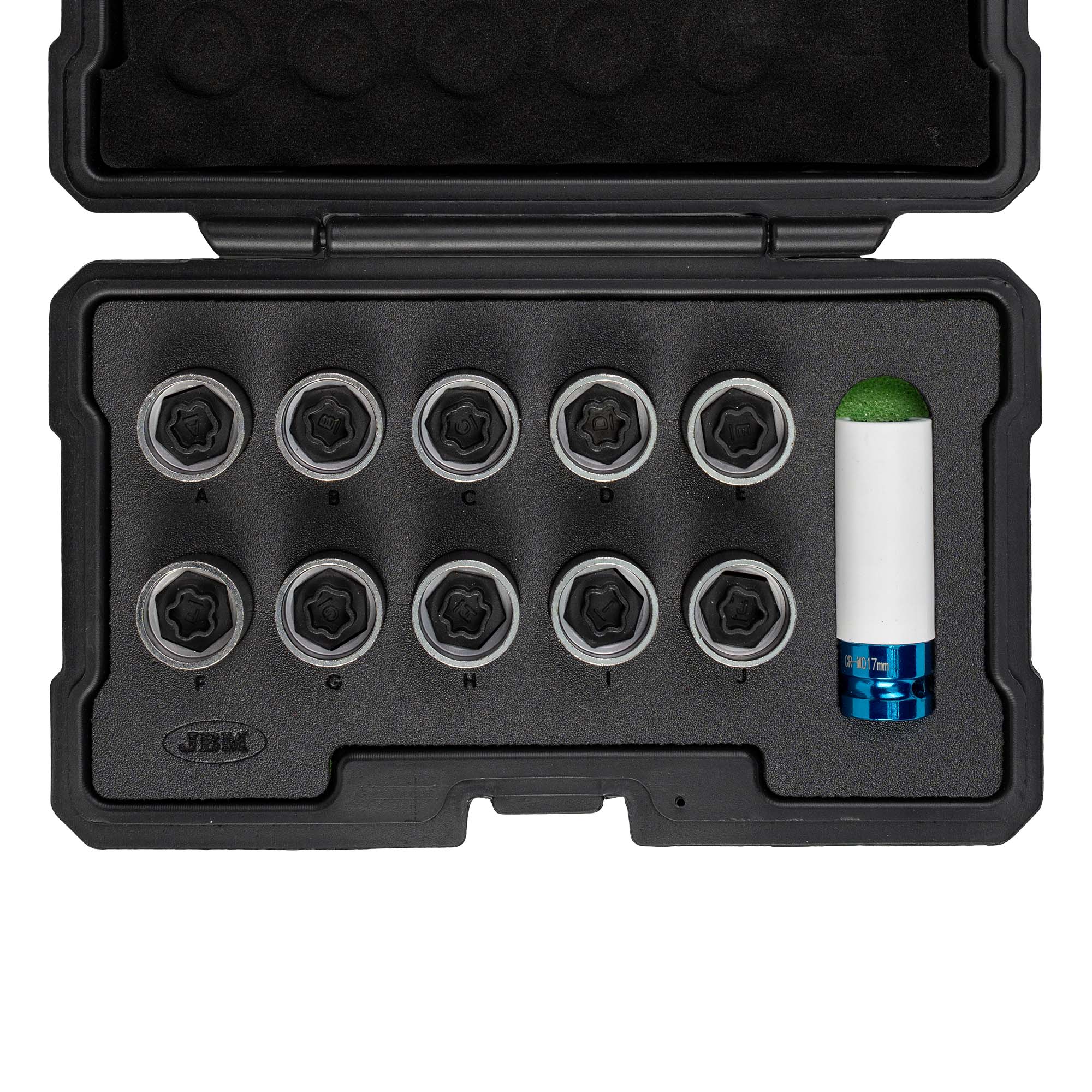 SET DE 11 LLAVES PARA TORNILLO DE BLOQUEO DE RUEDA TOYOTA