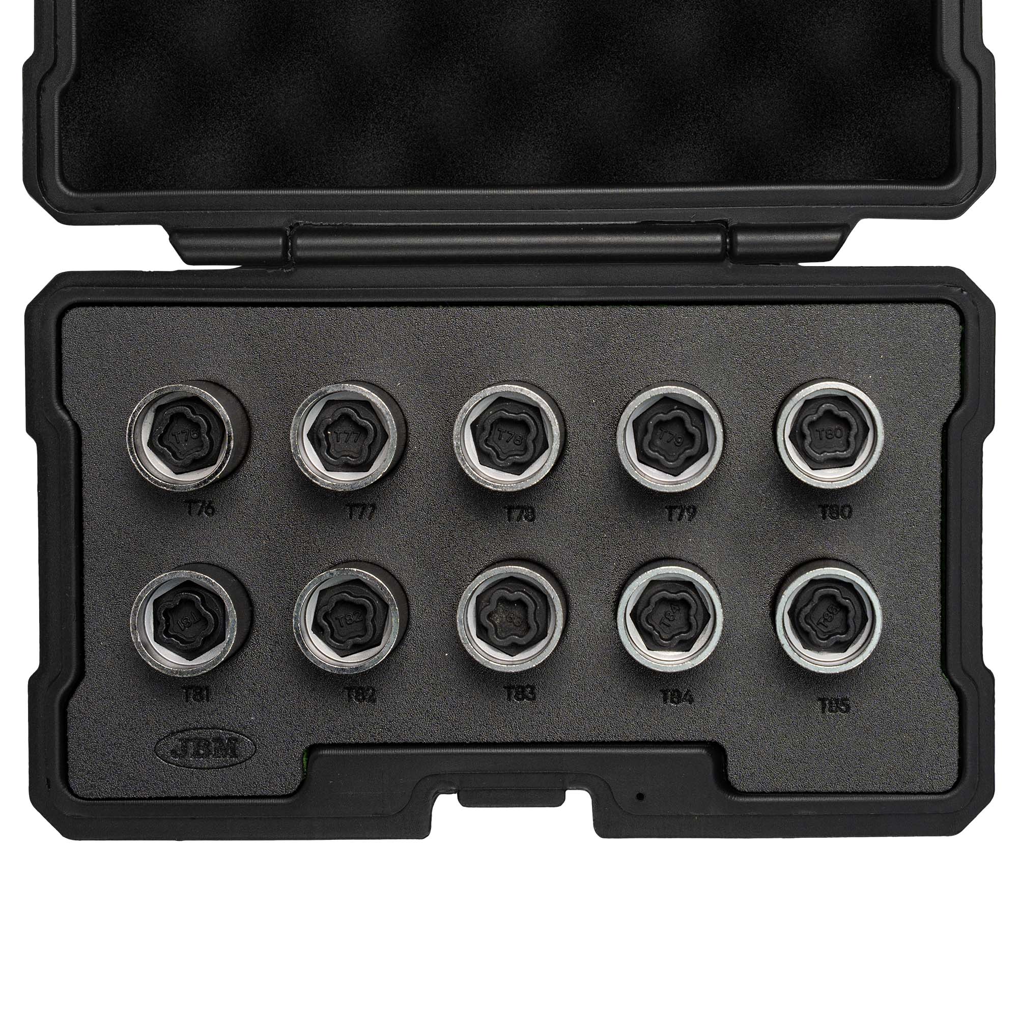 COFFRET DE 10 DOUILLES POUR VIS DE VERROUILLAGE DE ROUE POUR TESLA