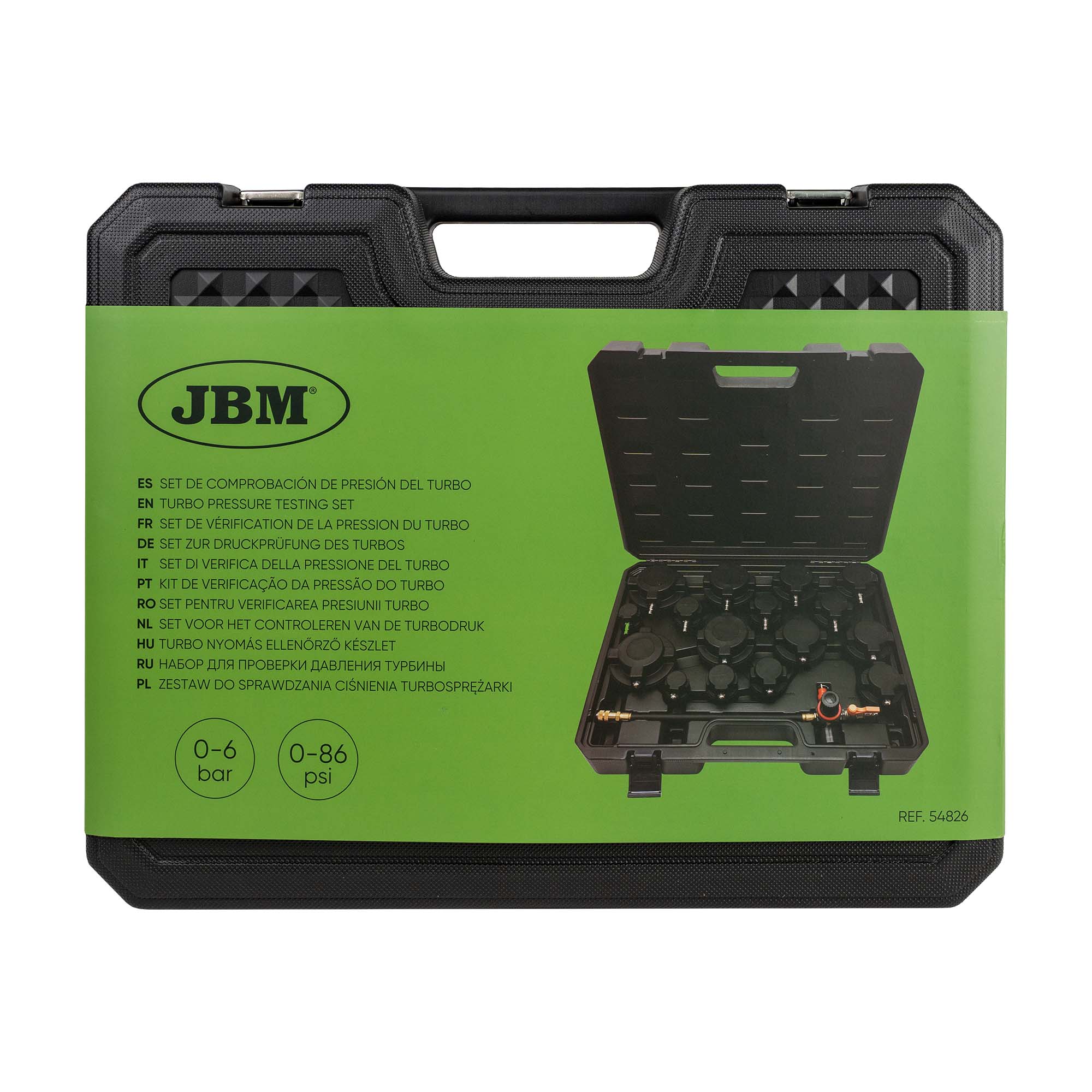 SET DE VÉRIFICATION DE LA PRESSION DU TURBO