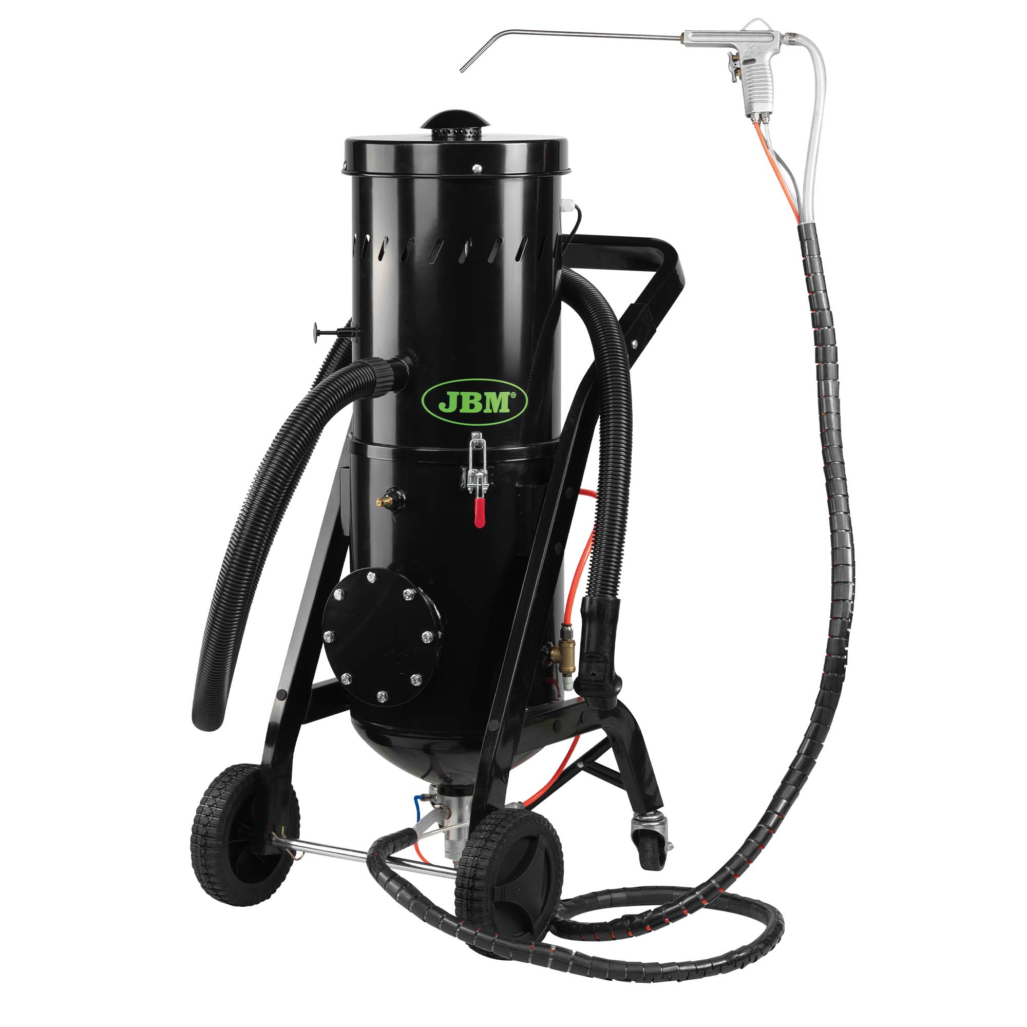 TANQUE LIMPIADOR DE CARBÓN POR CHORRO DE ARENA PORTÁTIL – 18 L
