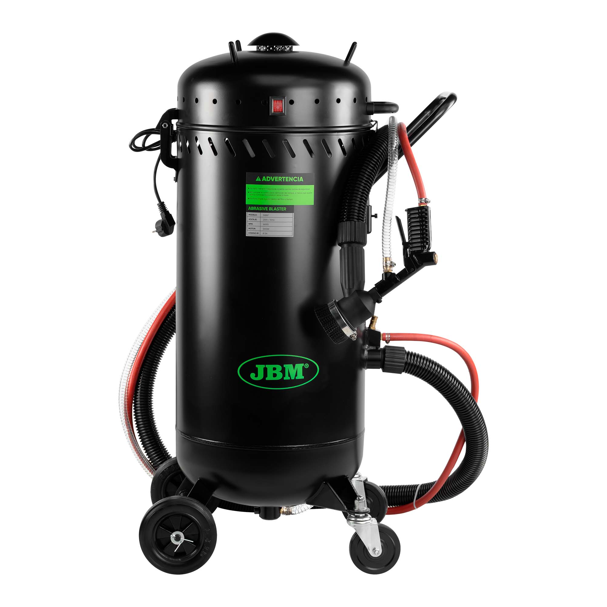 MACHINE DE SABLAGE AVEC SYSTÈME D’ASPIRATION ET VIDE – 17 L