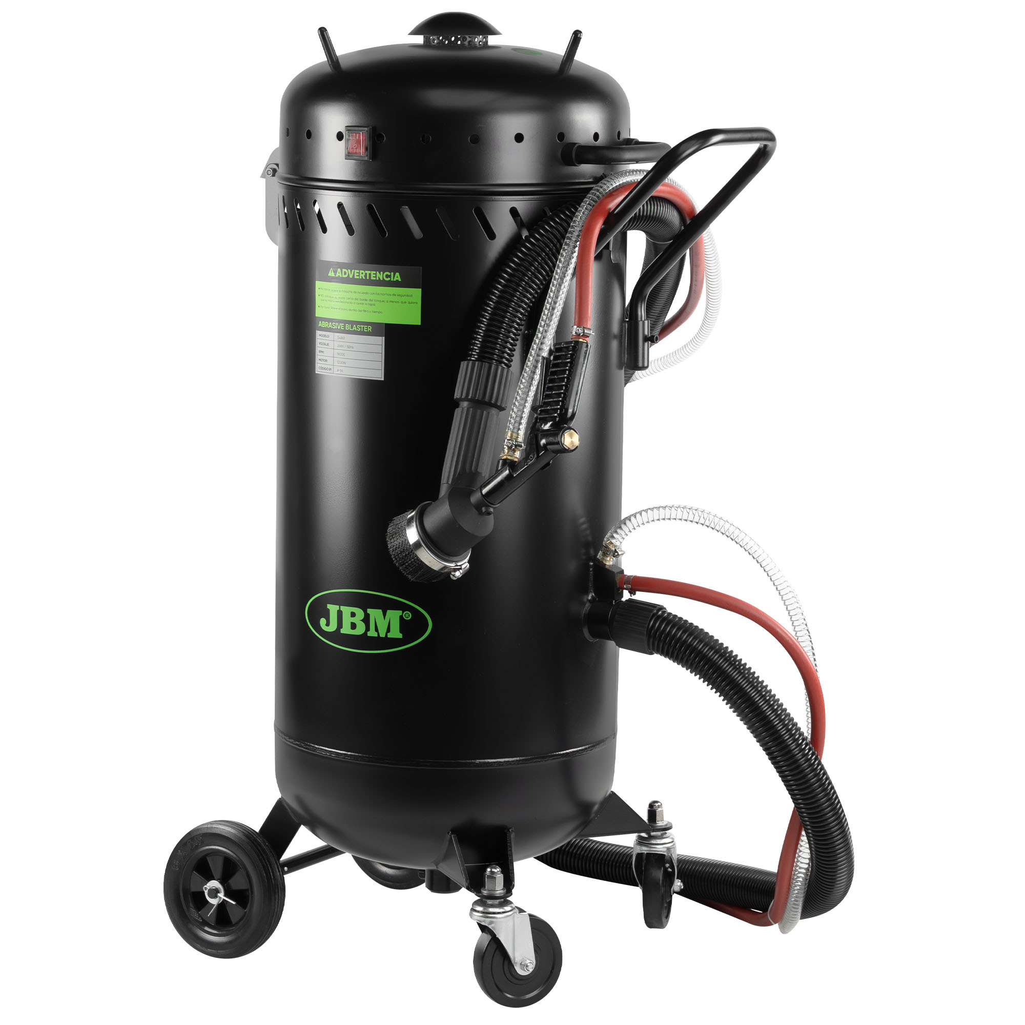 MACHINE DE SABLAGE AVEC SYSTÈME D’ASPIRATION ET VIDE – 17 L