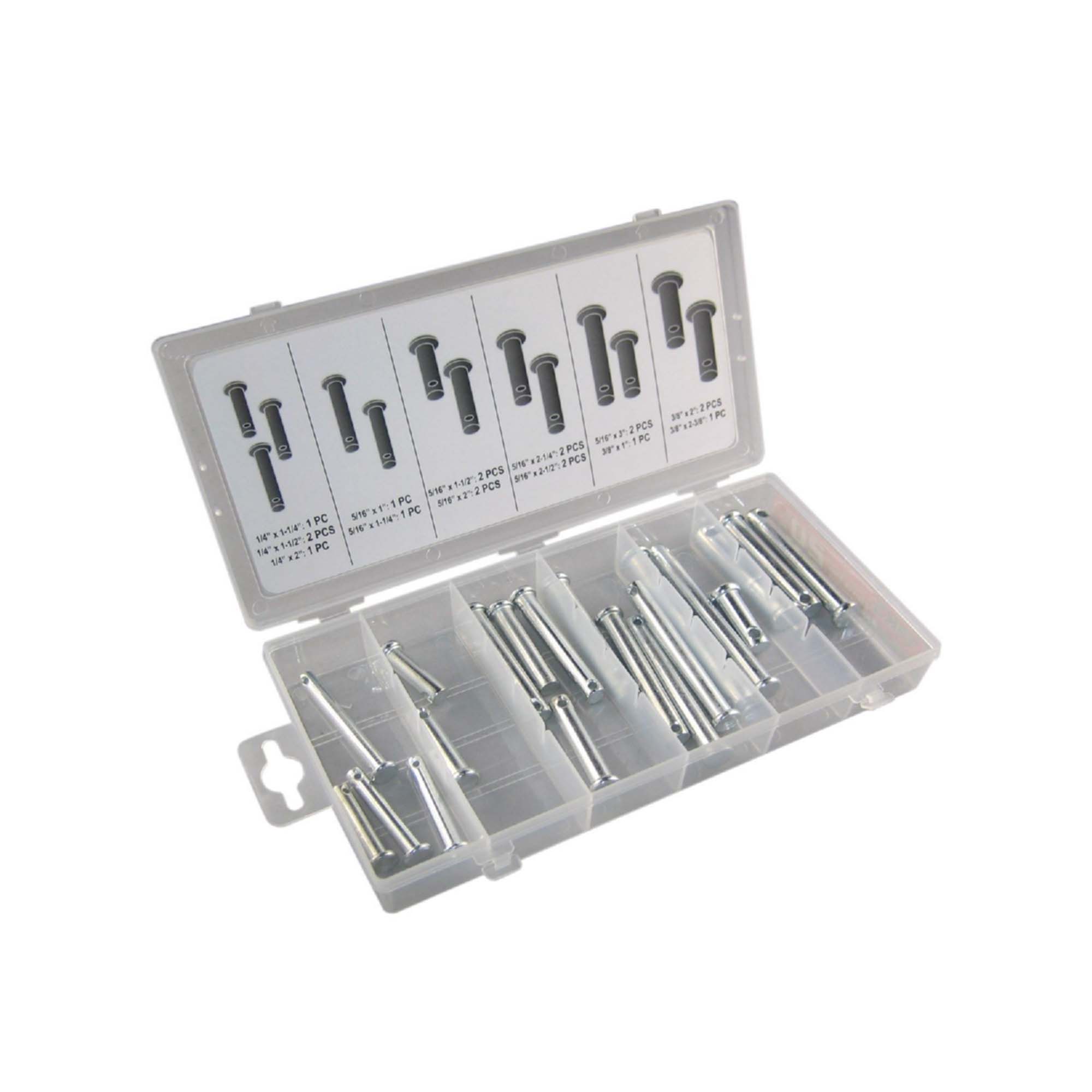 ASSORTIMENT DE GOUPILLES CLEVIS 20 PIÈCES
