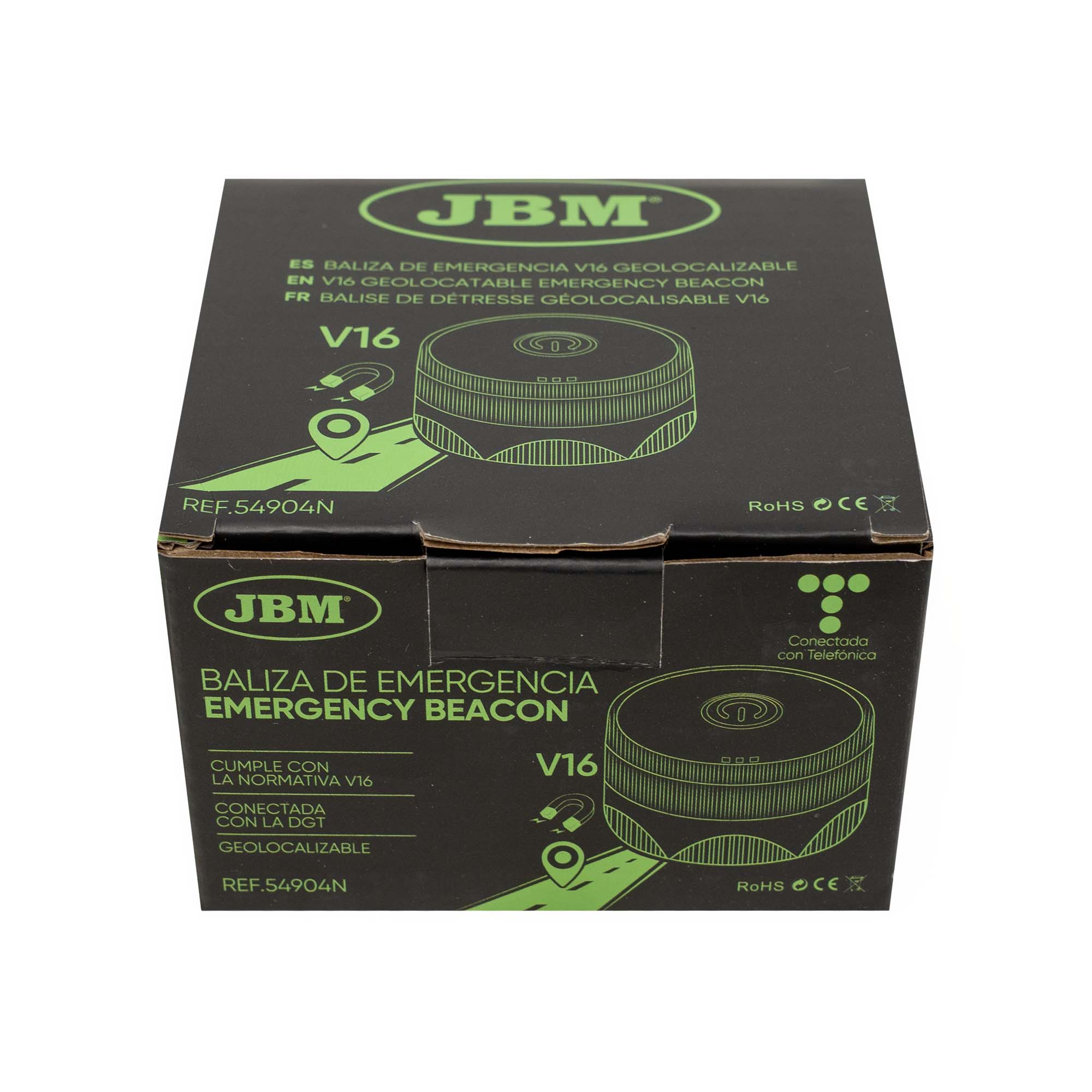 BALISE DE DÉTRESSE GÉOLOCALISABLE V16 - NOIR