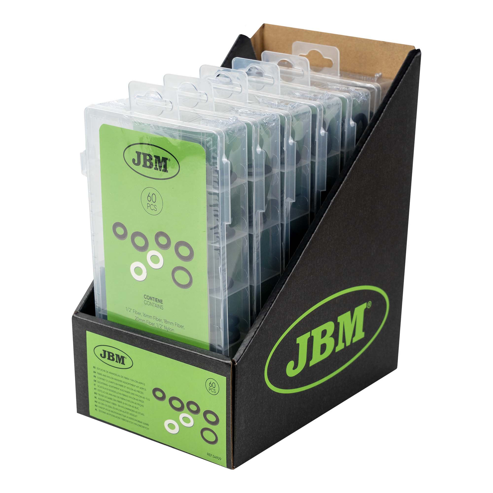 COFFRET D'JOINTS EN FIBRE ET NYLON 60 PIÈCES