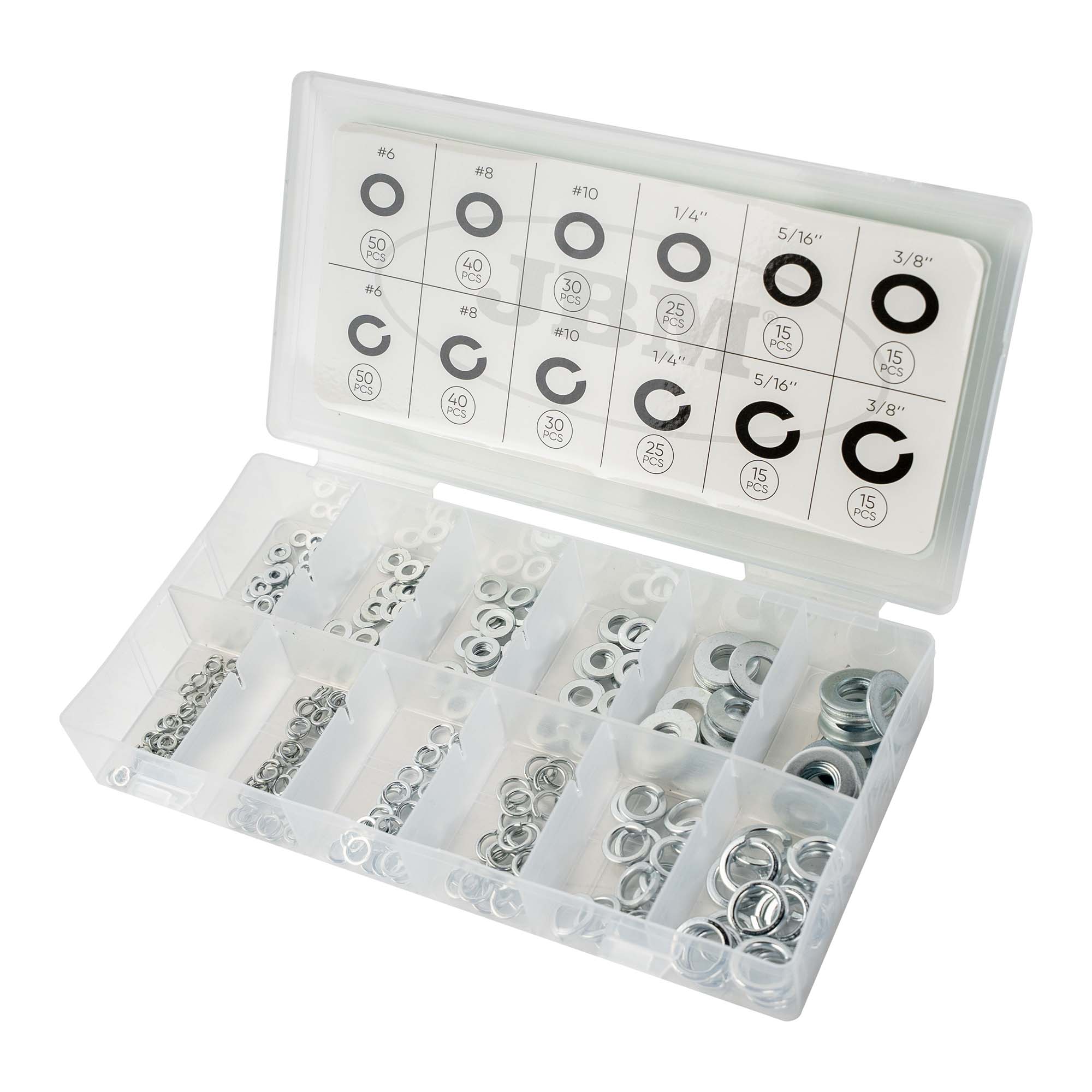 COFFRET D'JOINTS PLATS ET GROWER 350 PIÈCES