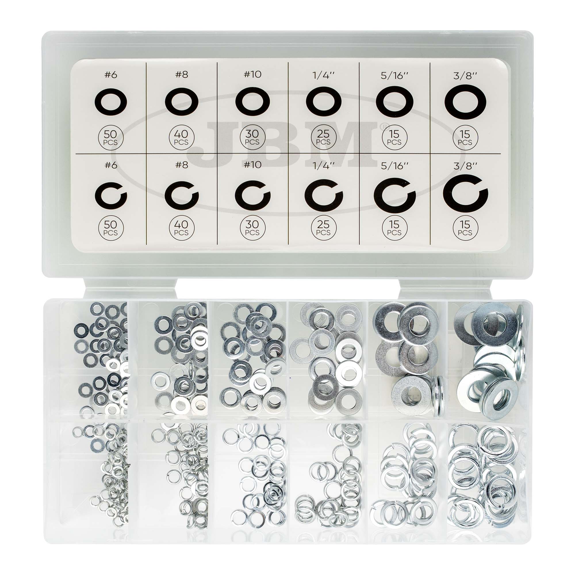 COFFRET D'JOINTS PLATS ET GROWER 350 PIÈCES