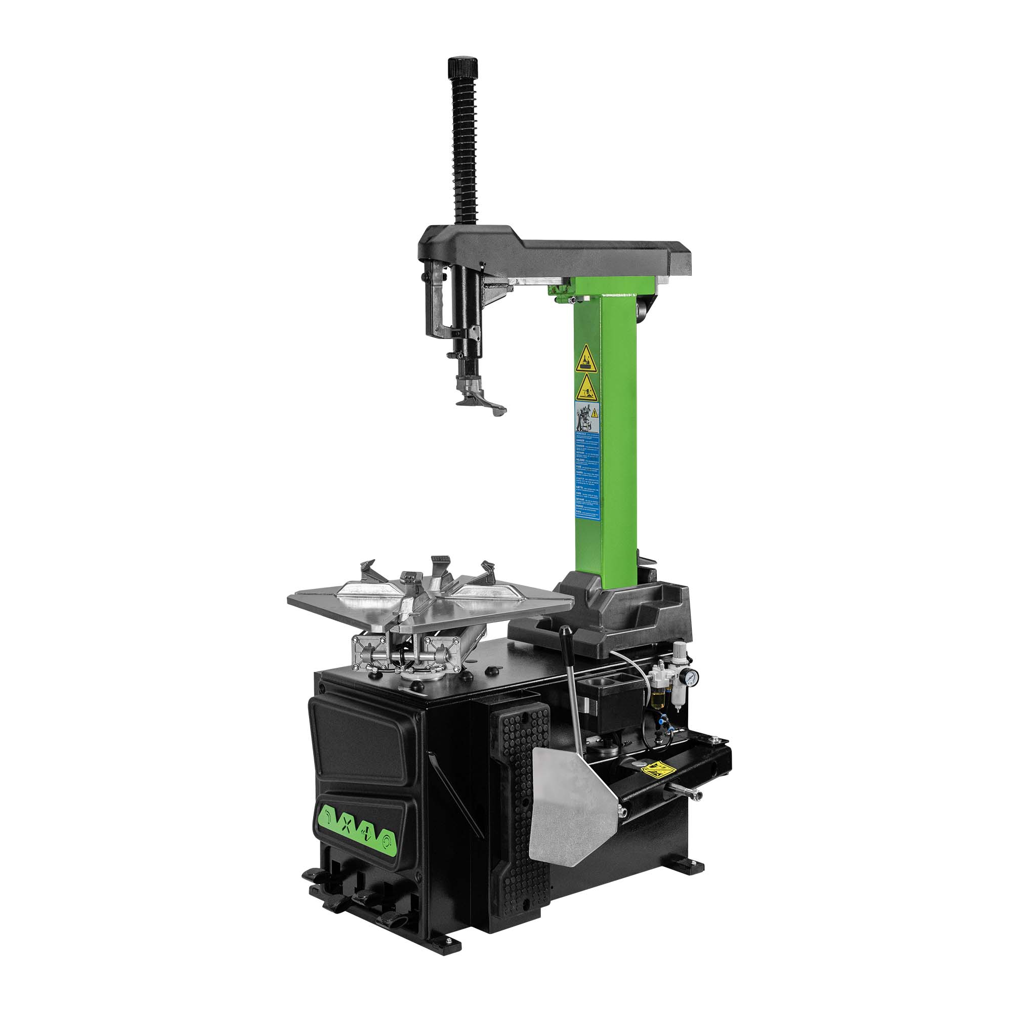 DÉMONTE-PNEU AVEC COLONNE BASCULANTE AUTOMATIQUE 380V