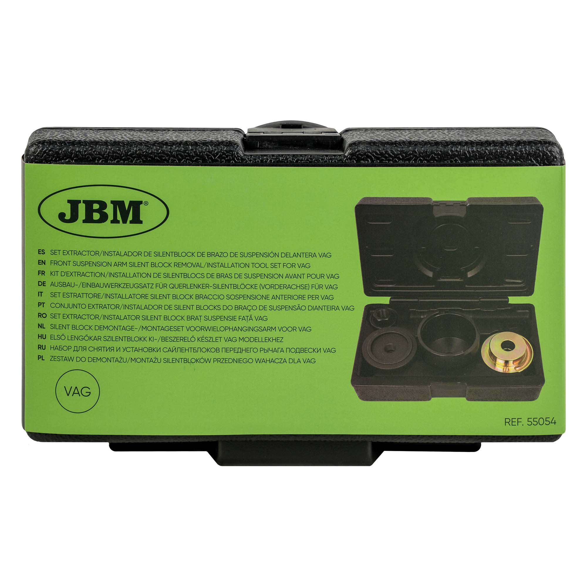 SET EXTRACTOR/INSTALADOR DE SILENTBLOCK DE BRAZO DE SUSPENSIÓN DELANTERA VAG