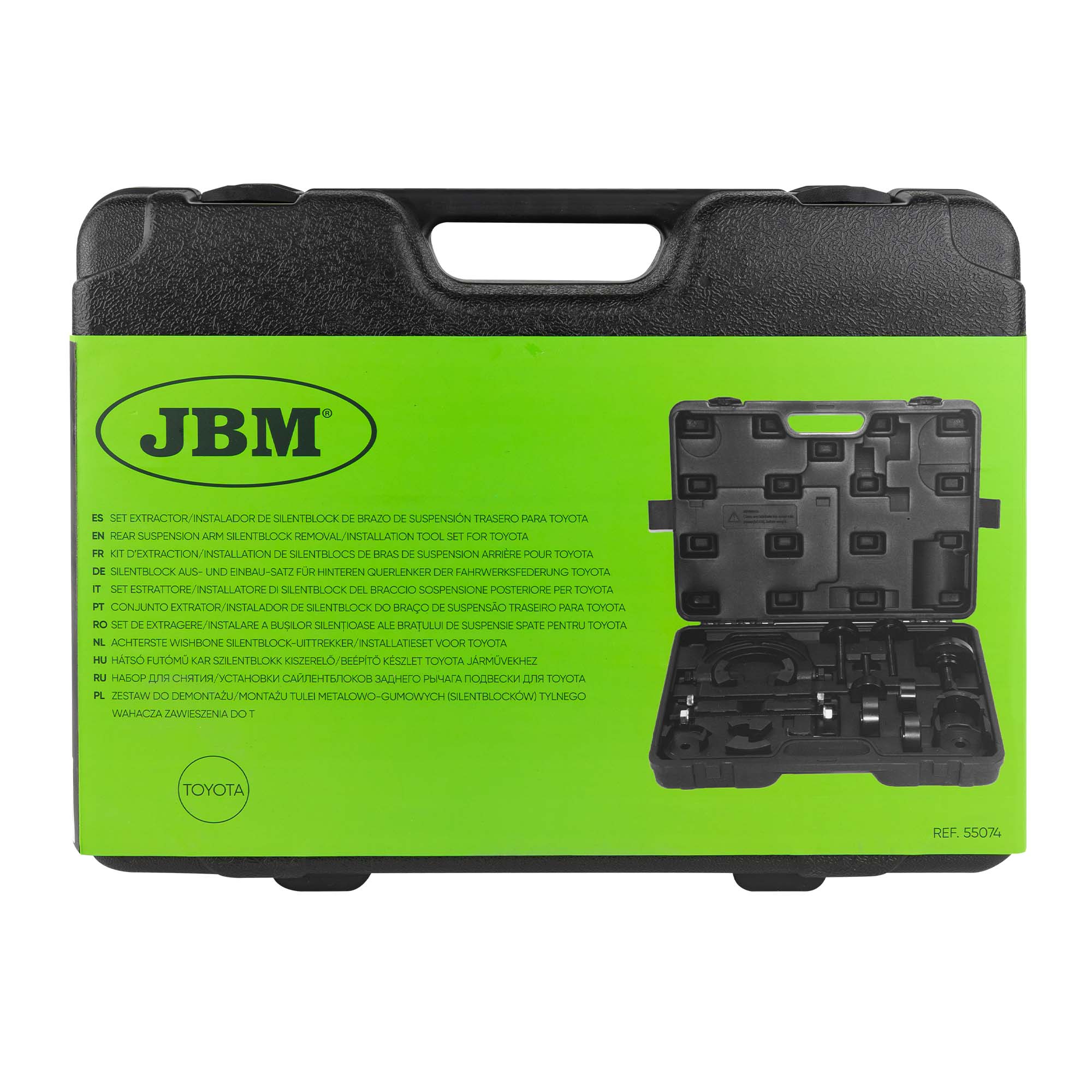KIT D’EXTRACTION/INSTALLATION DE SILENTBLOCS DE BRAS DE SUSPENSION ARRIÈRE POUR TOYOTA