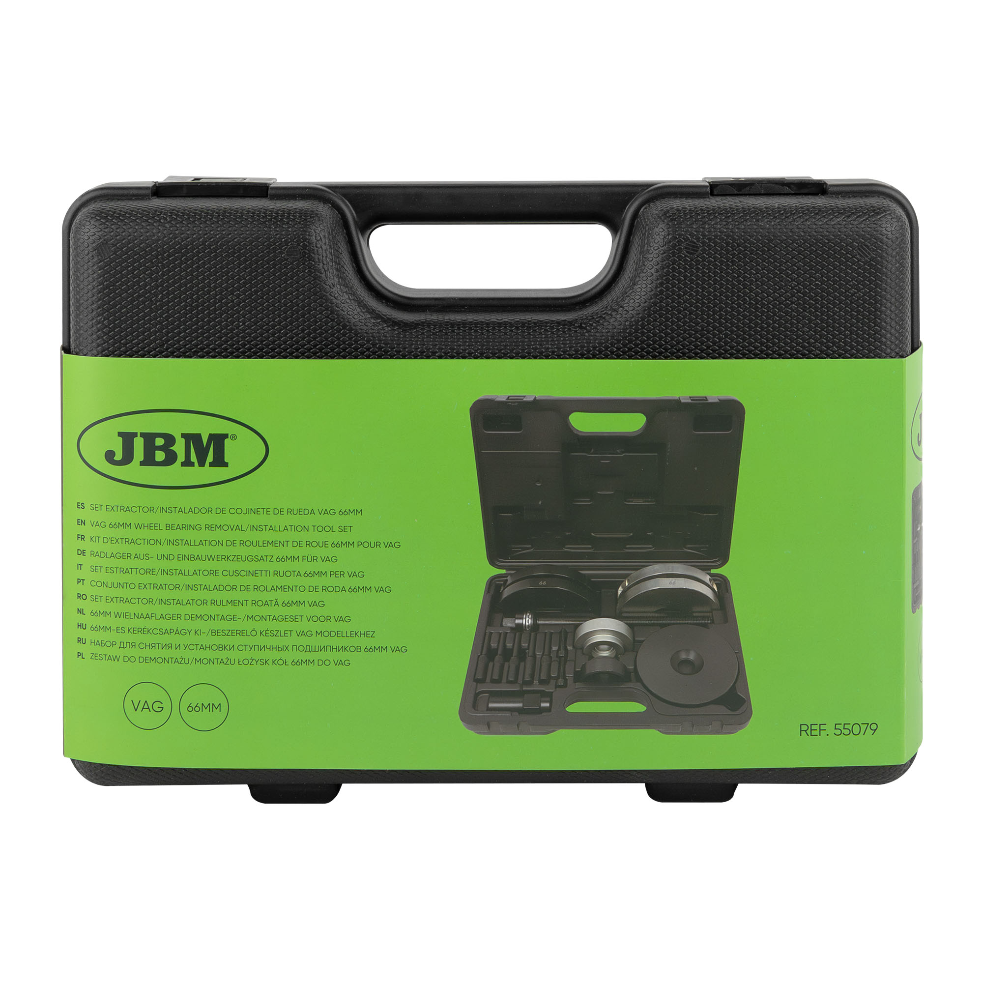 KIT D'EXTRACTION/INSTALLATION DE ROULEMENT DE ROUE 66MM POUR VAG