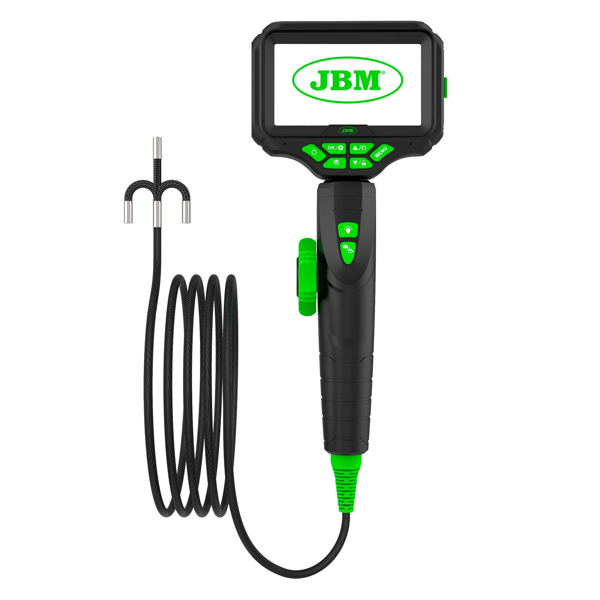 ENDOSCOPE ARTICULÉ BIDIRECTIONNEL AVEC ÉCRAN IPS, CAMÉRA HD ET ÉCLAIRAGE LED